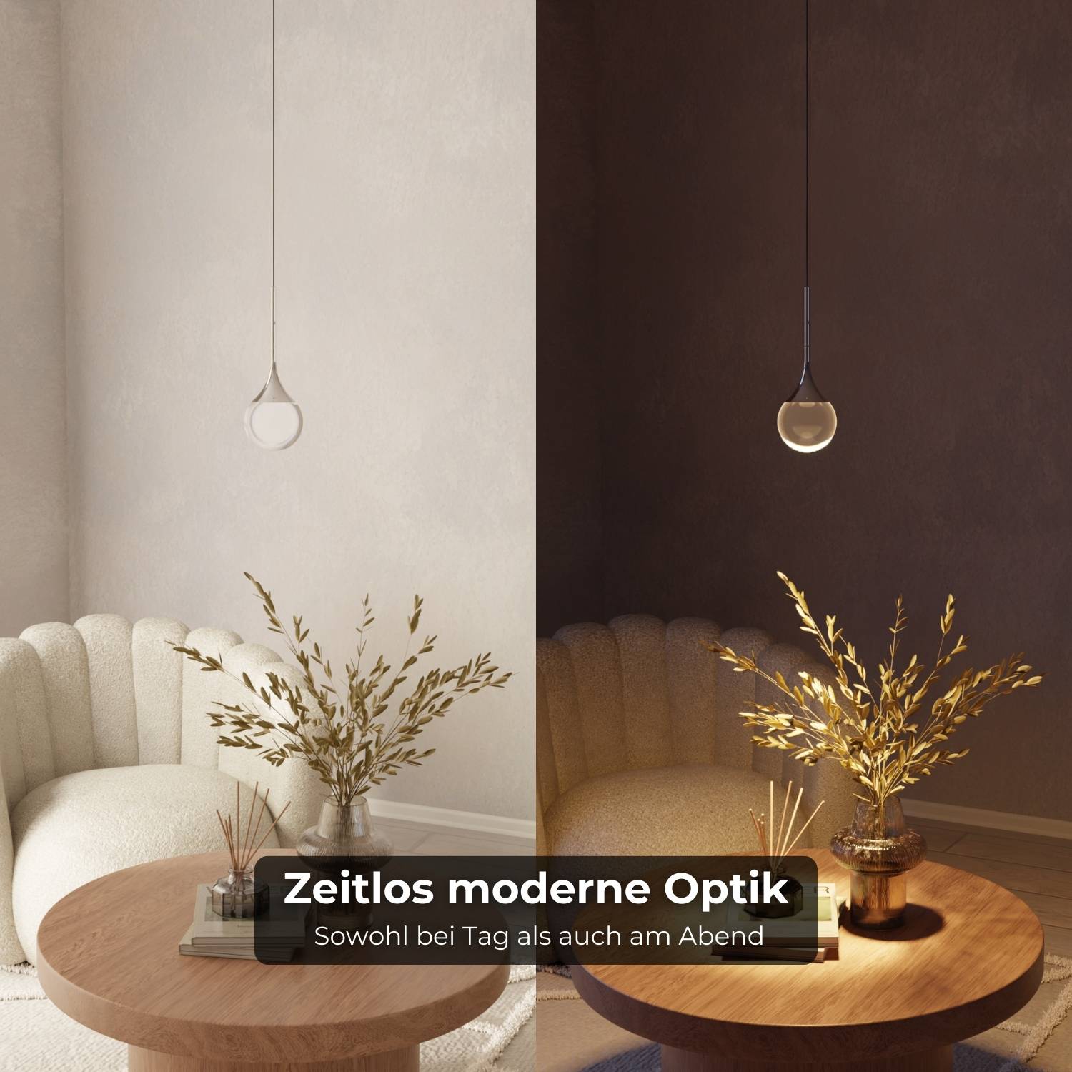 Folio Pendant Light | Chrome-Plated, Solid Glass Sphere