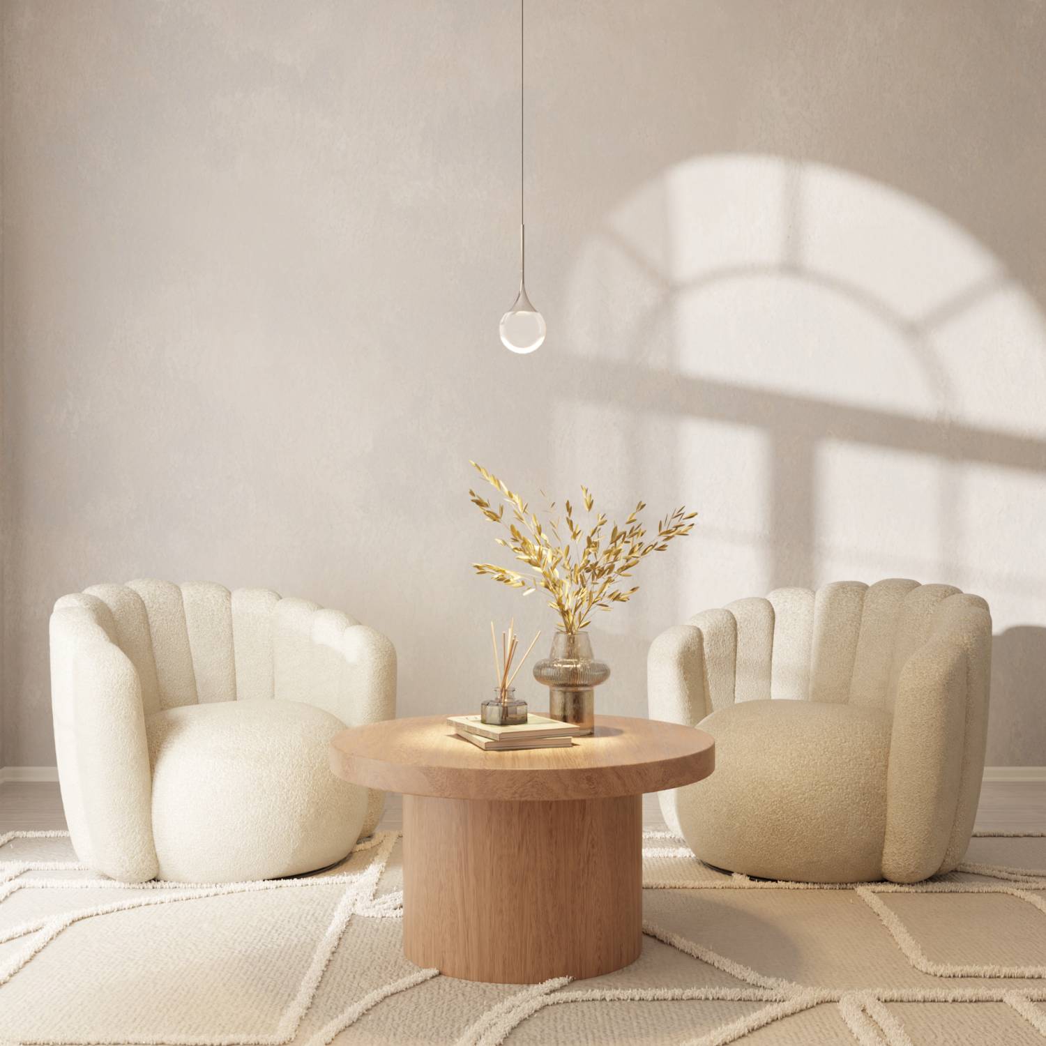 Bela Pendant Light | Chrome-Plated, Solid Glass Sphere