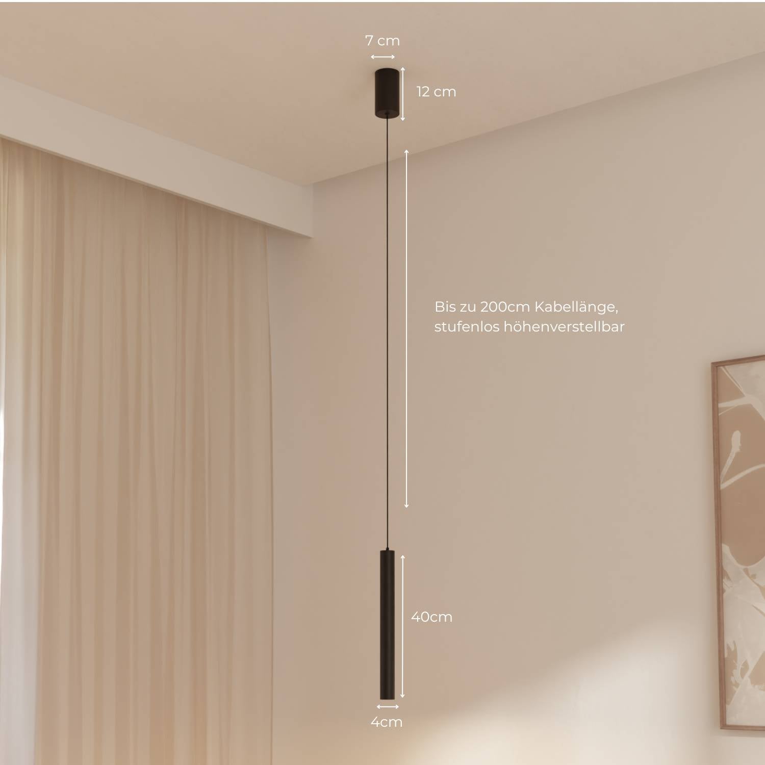 Belo Pendant Light | Modern Design, Adjustable Height