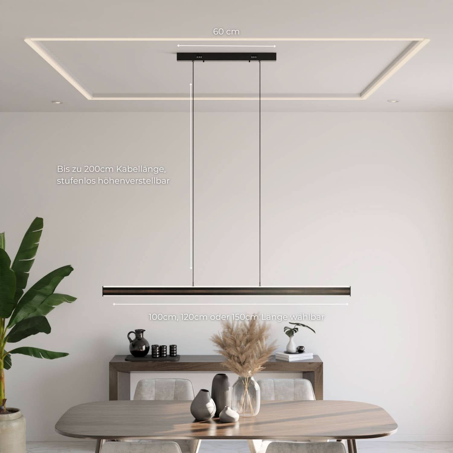 Bela Pendant Light | Modern Design, Adjustable Height