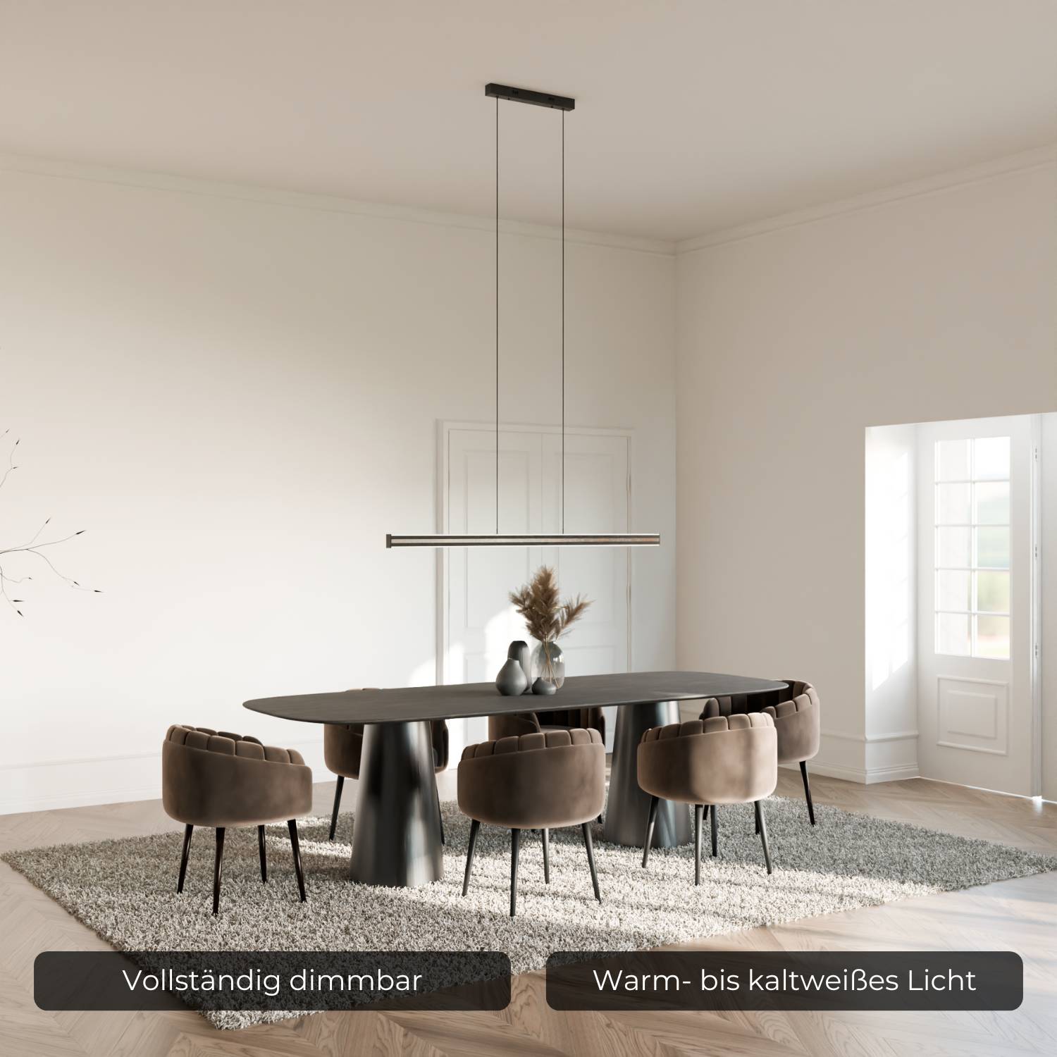Kalea Pendant Light | Warm White 2200 K, Indirect Illumination