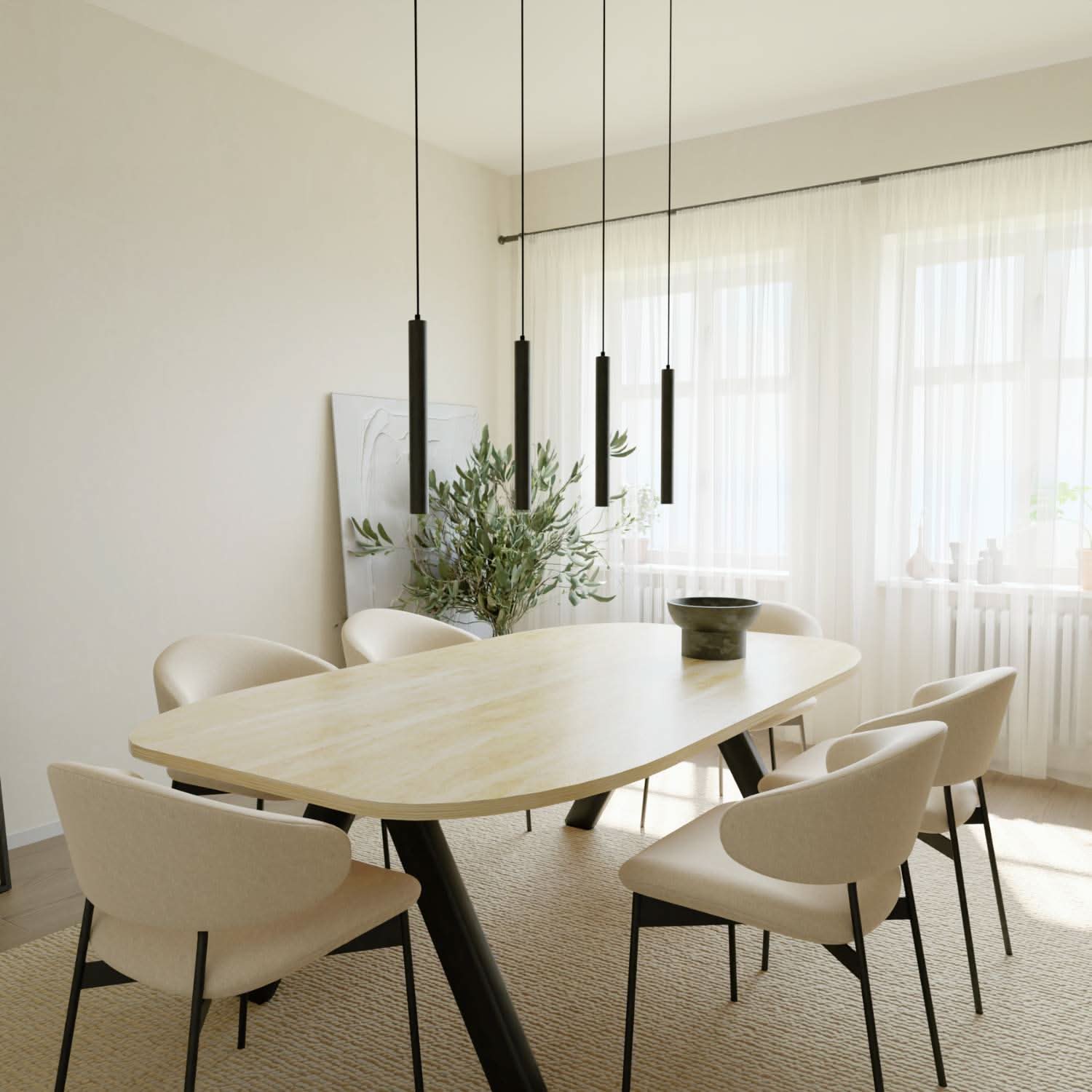Bela Pendant Light | Modern Design, Adjustable Height