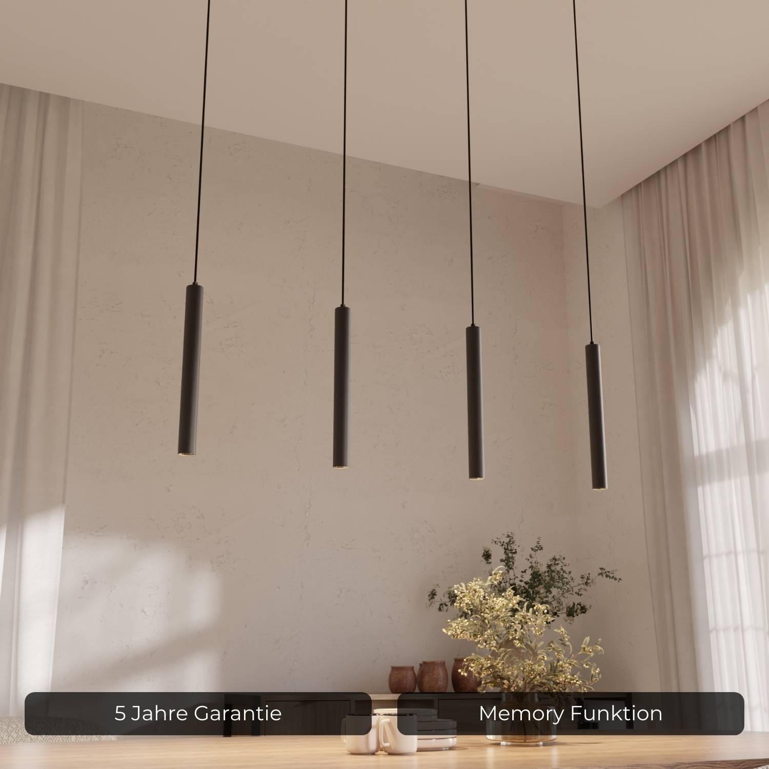 Liora Pendant Light | Adjustable Downward-Facing Heads