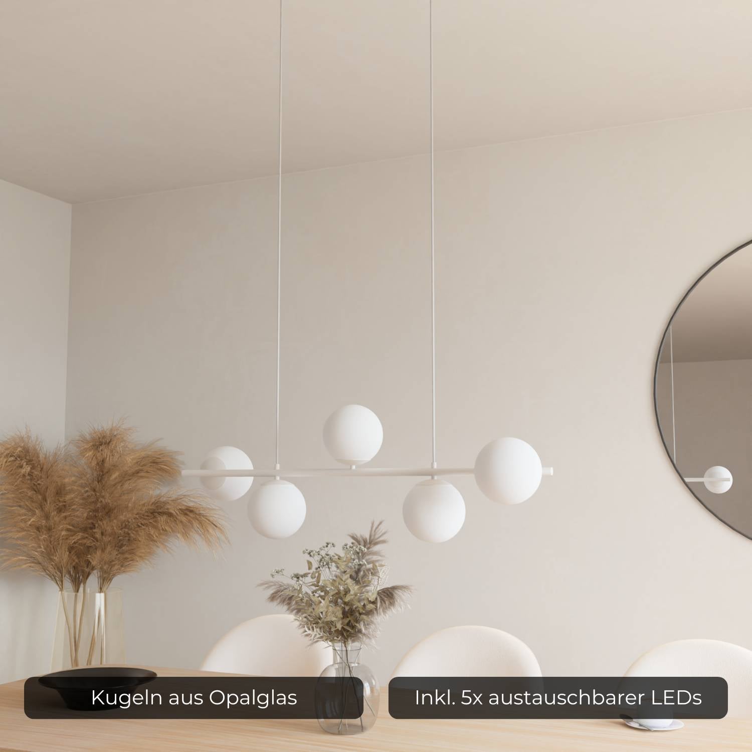 Bela Pendant Light | Modern Design, Adjustable Height