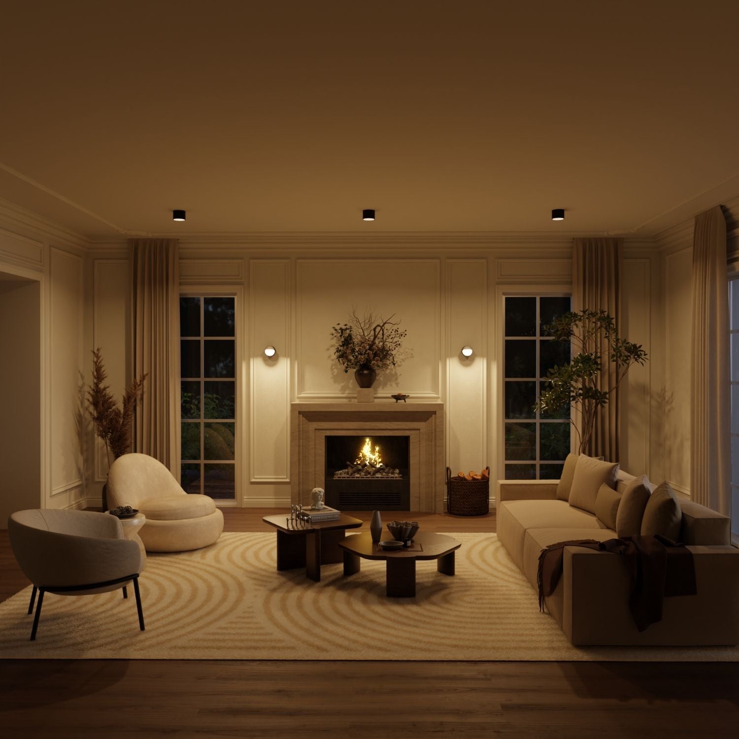 Bela Ceiling Lamp | LED, Adjustable Light 2700K