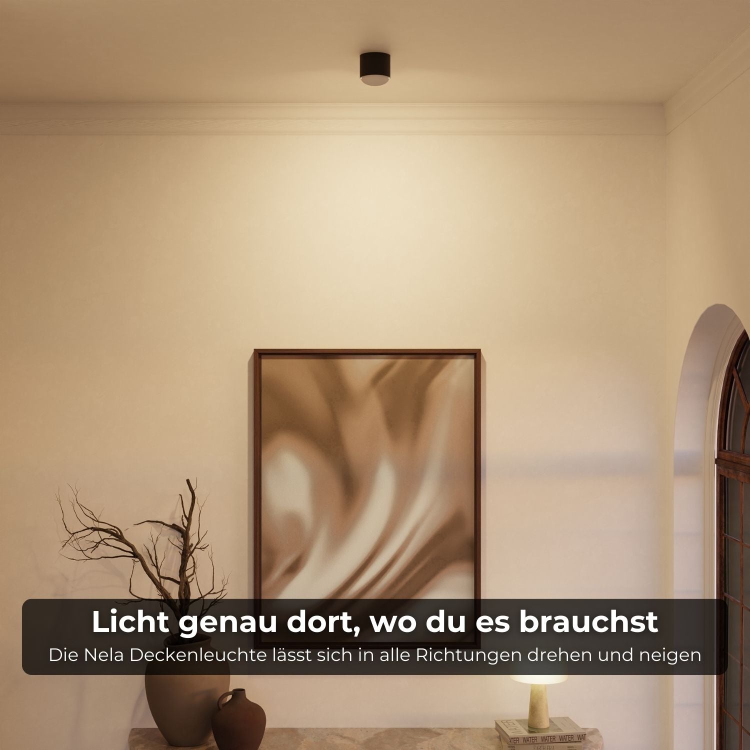 Bela Ceiling Lamp | LED, Adjustable Light 2700K