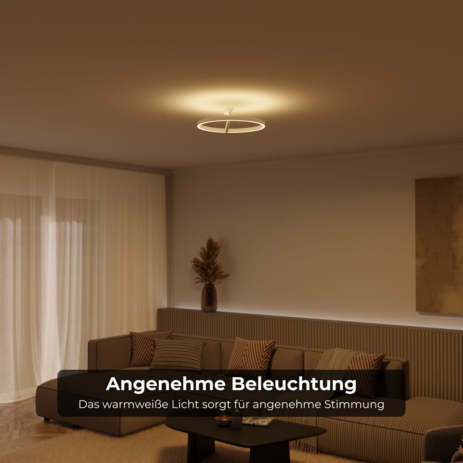 Bela Ceiling Light | Up- & Downlight Design, Warm White 2700K