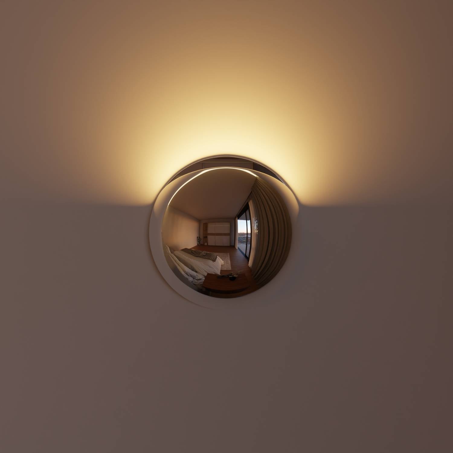 Bela Wall Light | Modern Chrome Finish, IP65 Weatherproof