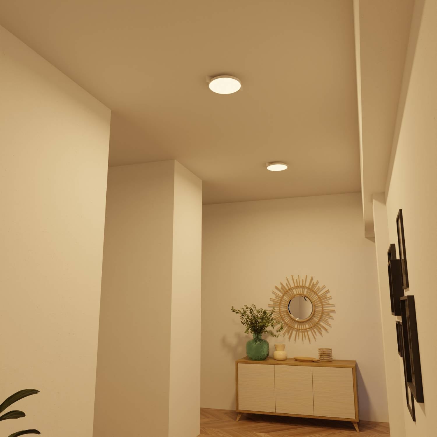 Riva Ceiling Light | Warm White Light, Calming Atmosphere