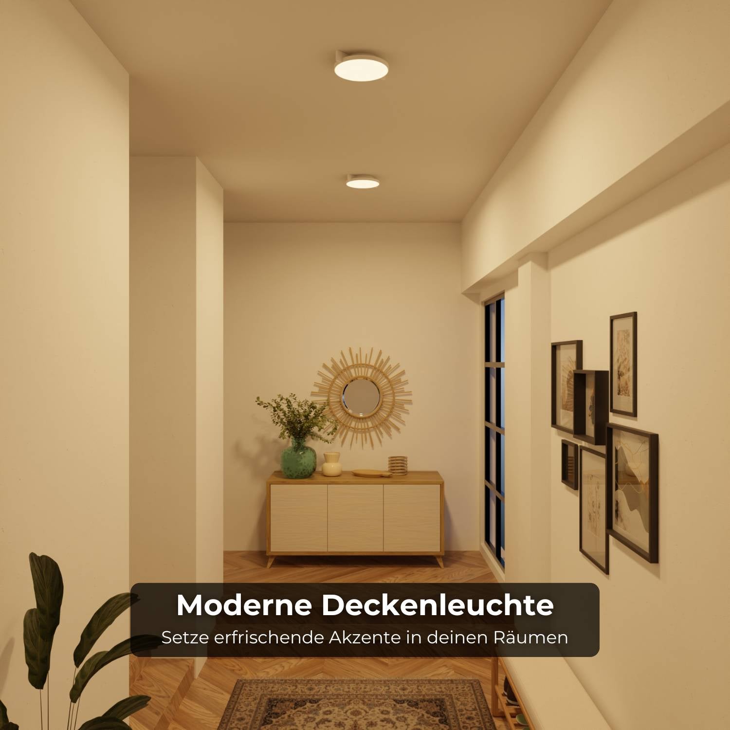 Bela Ceiling Light | Warm White Light (2700K), Calming Atmosphere