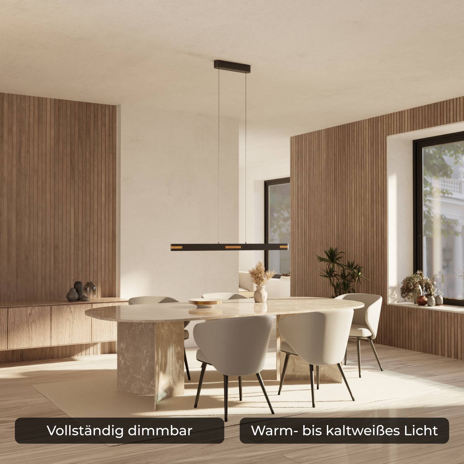 Rivo Pendant Light | Real Wood, Minimalist Design