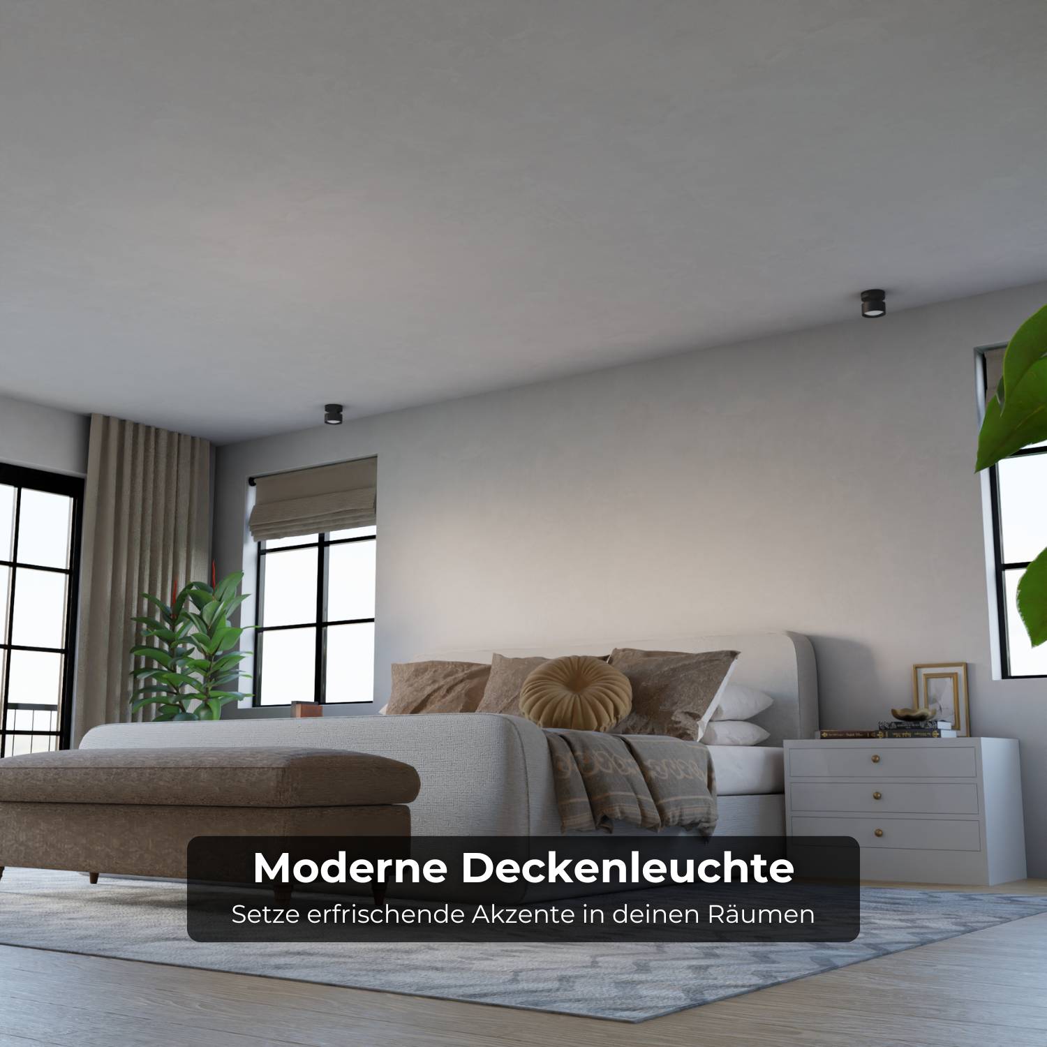 Bela Ceiling Light | Modern Cylindrical Design, Up-Down Illumination