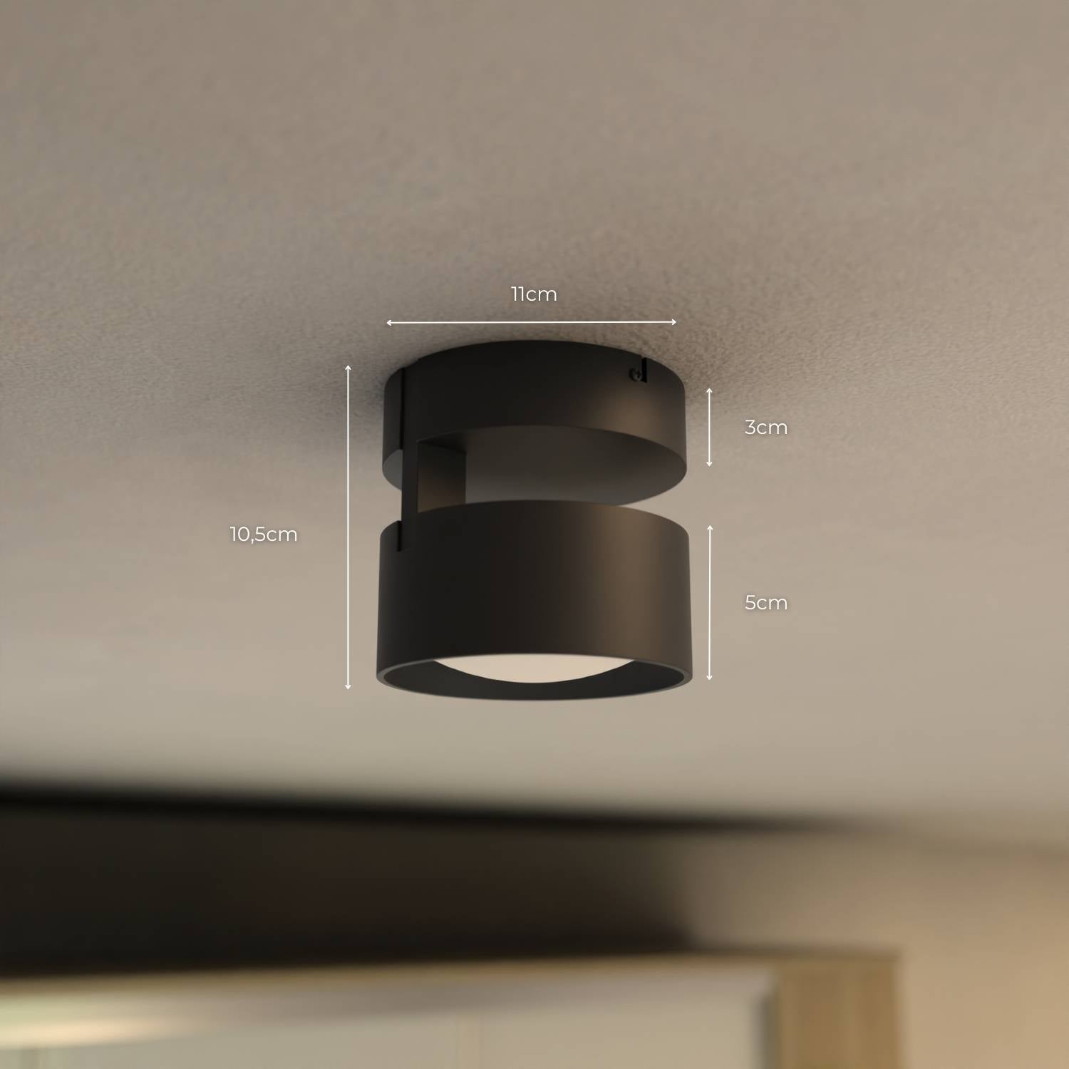 Sava Ceiling Light | Modern Cylindrical Design, Up-Down Illumination