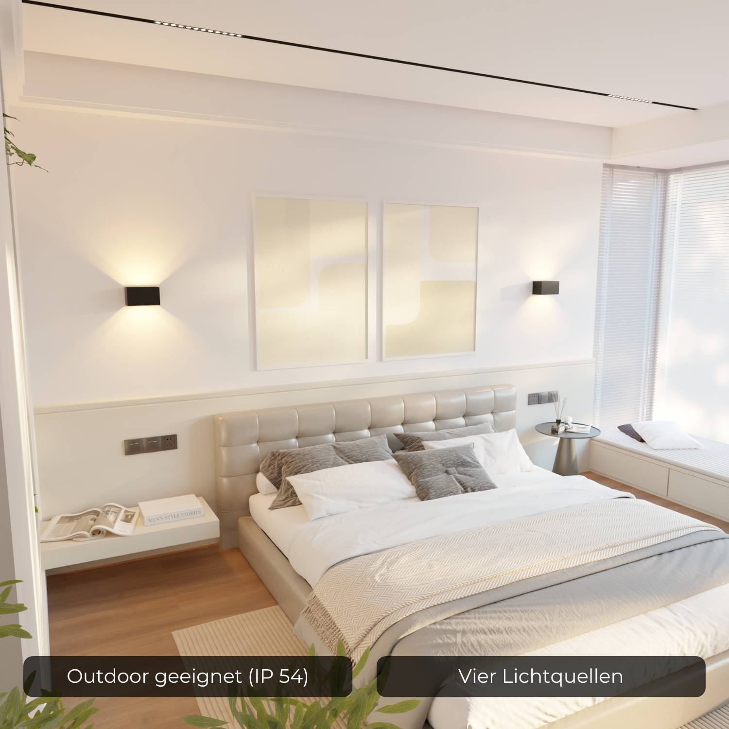 Bela Wall Light | Adjustable Beam, Indoor/Outdoor IP54