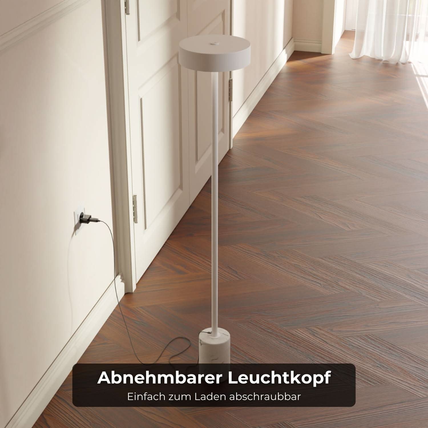 Bello Battery-Powered Floor Lamp | IP54 Waterproof, 6000 mAh Battery