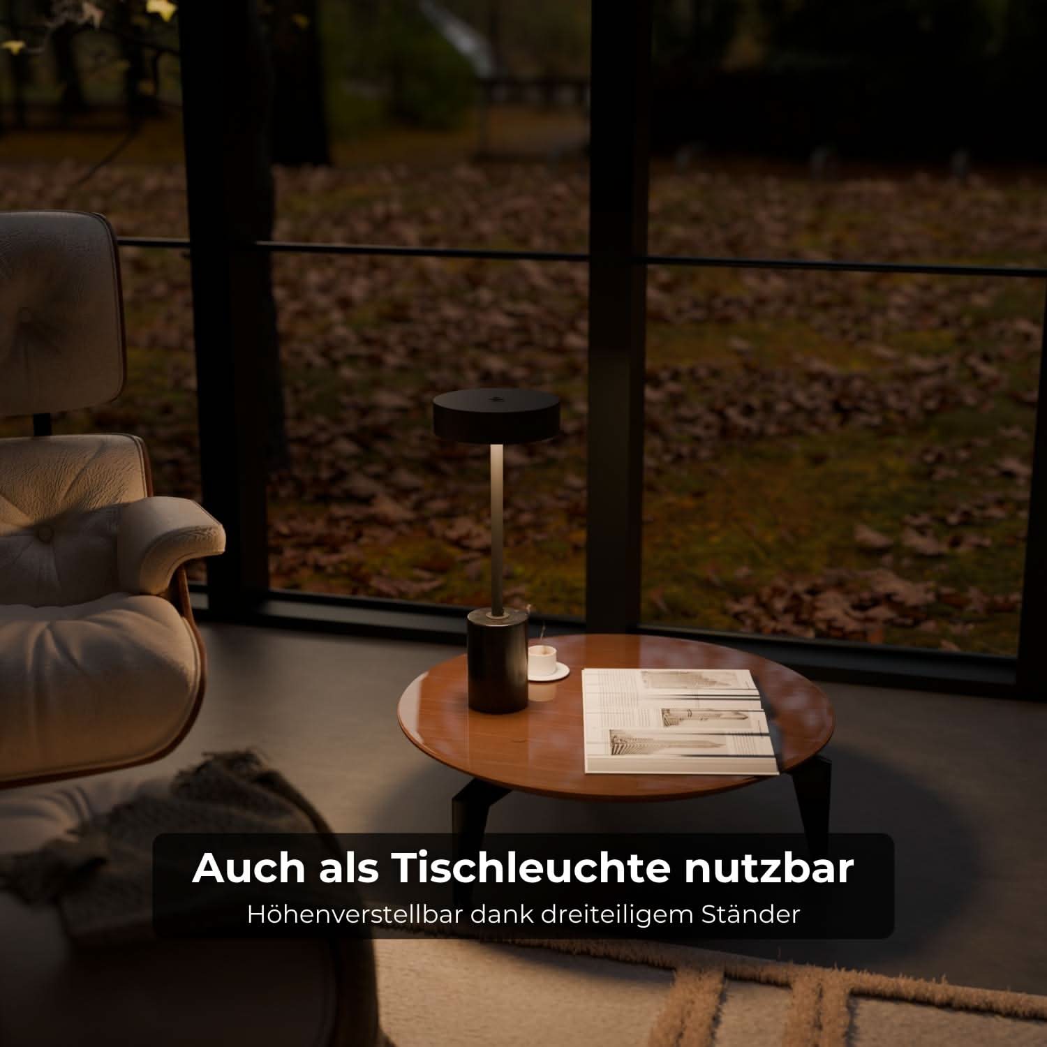 Bello Battery-Powered Floor Lamp | IP54 Waterproof, 6000 mAh Battery