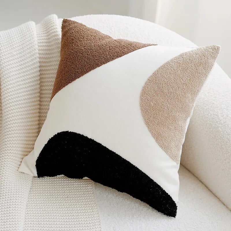 Milo Vintage Patchwork Kussenhoezen | Zacht Polyester, Onzichtbare Rits