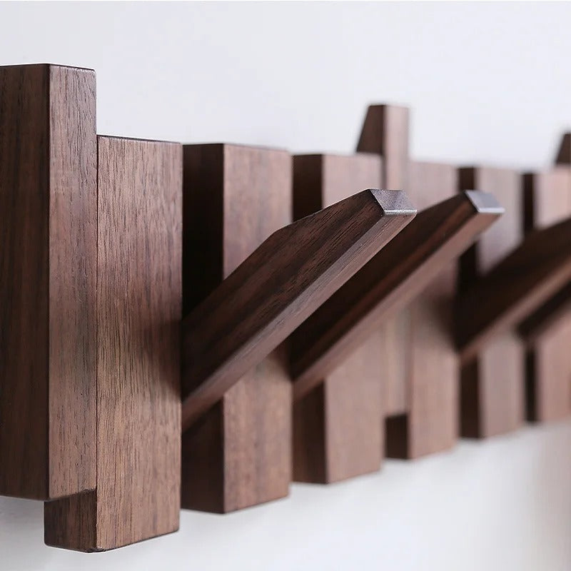 Cadenza Wall Coat Rack | Piano Key Design, Solid Wood