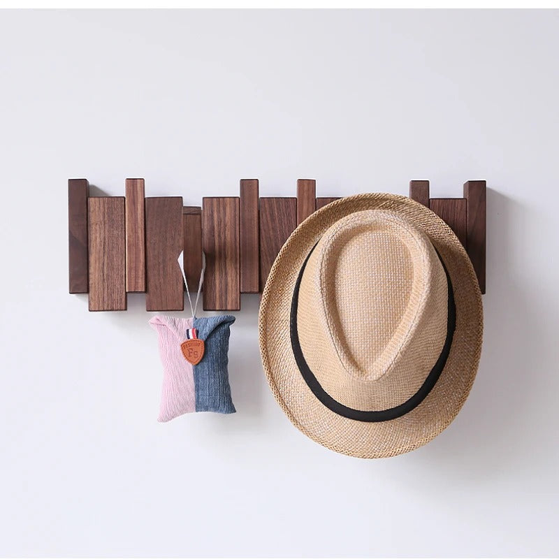 Cadenza Wall Coat Rack | Piano Key Design, Solid Wood