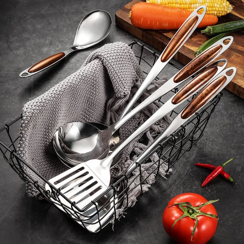 Bistro Keukenhulp Set | Ergonomische RVS Handgrepen, 7-delig