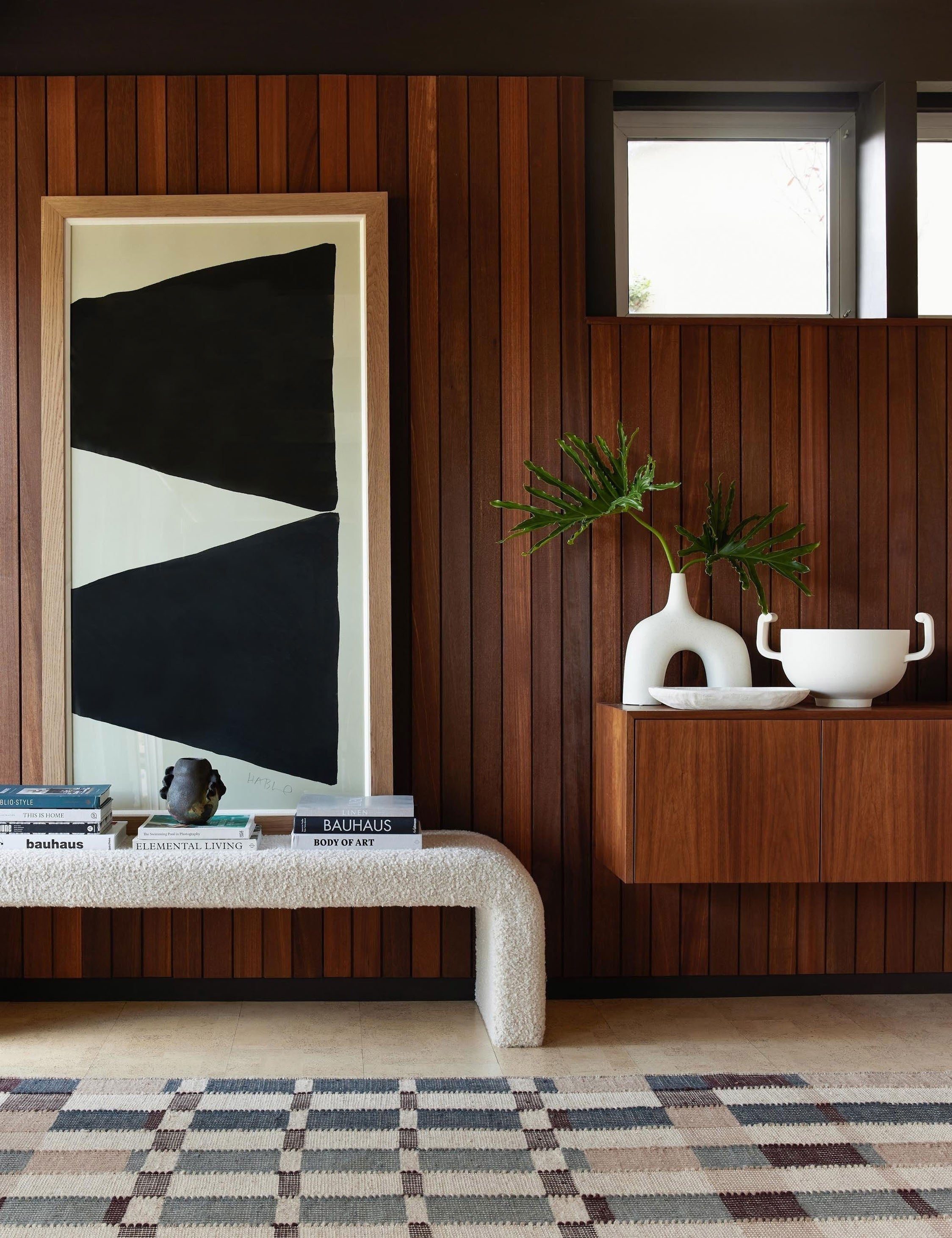 Mira Flatweave Wool Rug | Soft Wool-Cotton Blend, Geometric Design