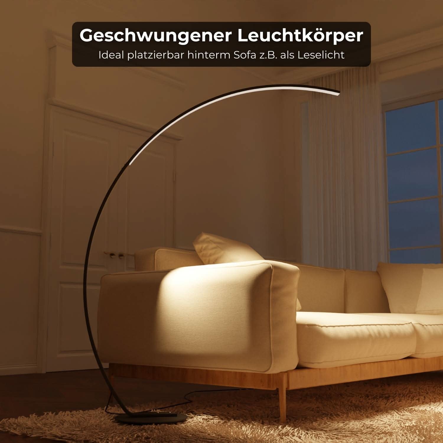 Bela Floor Lamp | Modern Design, Adjustable Height