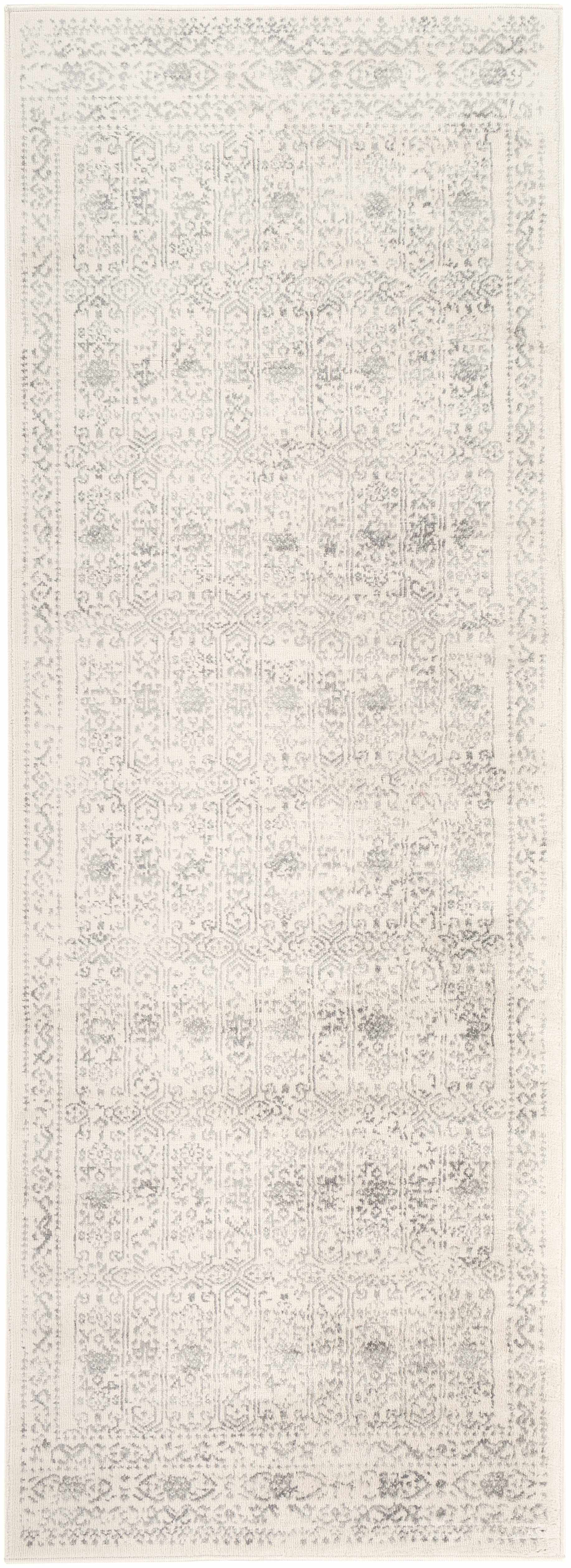 Mira Area Rug  Machine Woven  Medium Pile  Cream Gray