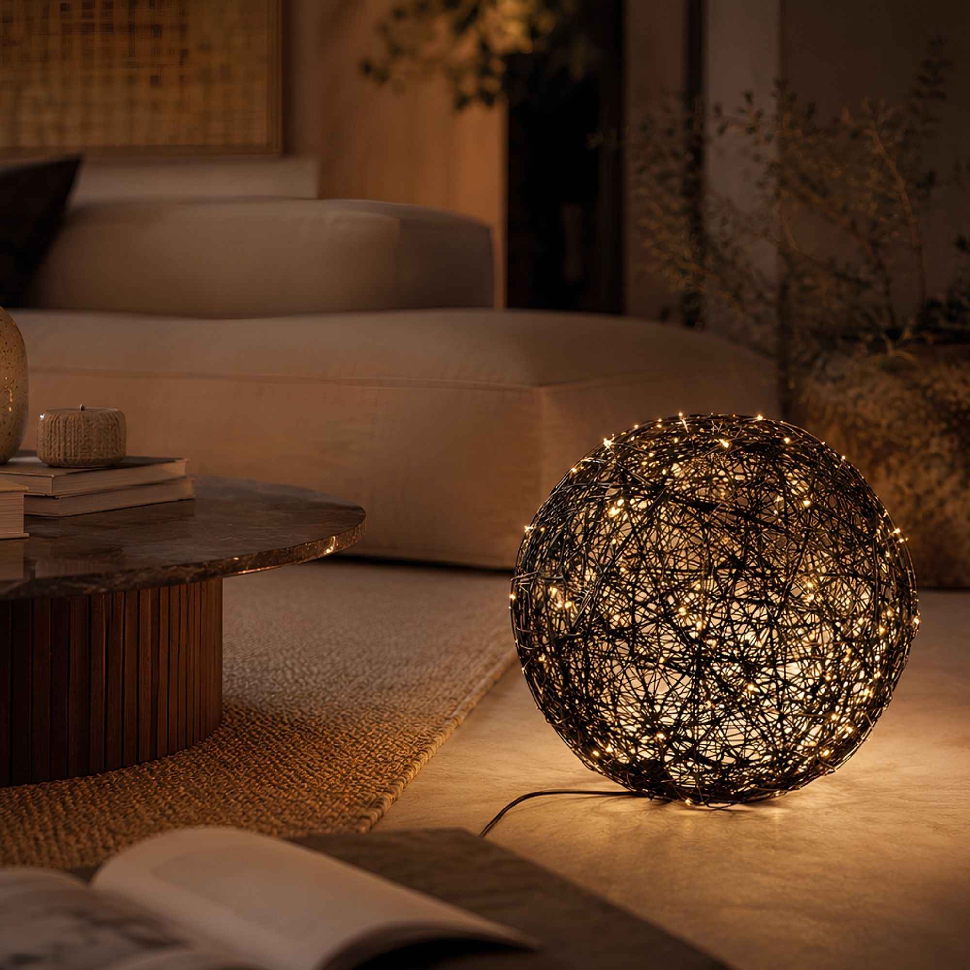 Luma Mesh LED Ball | Indoor & Outdoor, Warm White