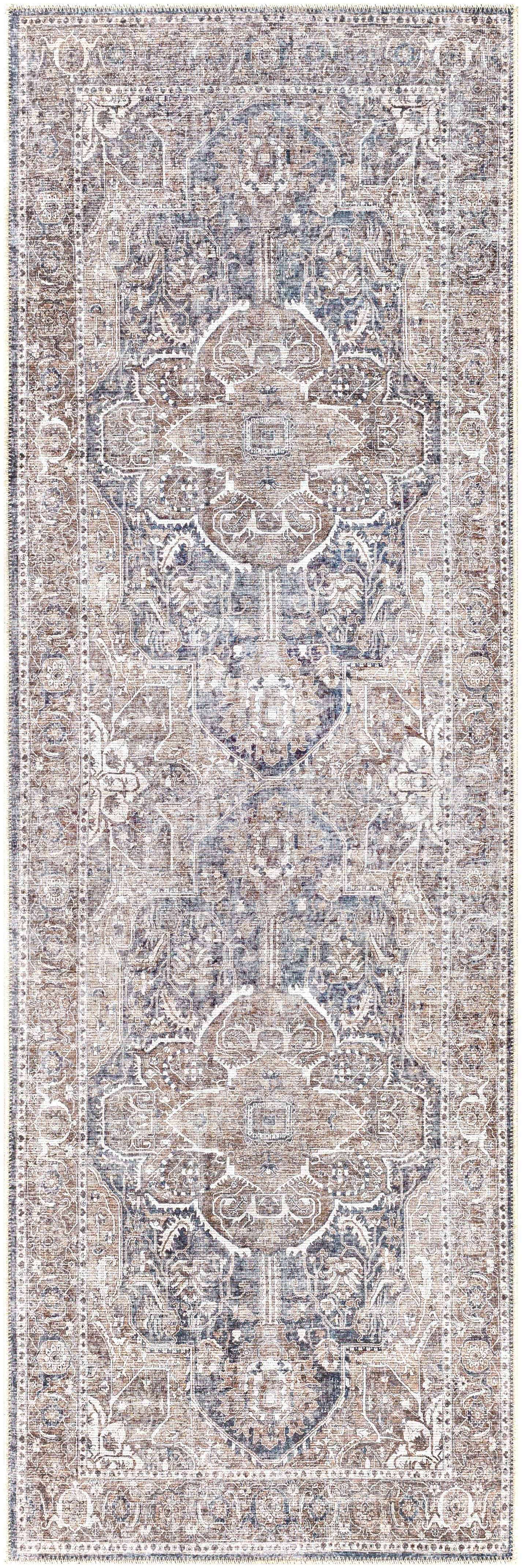 Milo Washable Area Rug  Machine Woven Chenille-Polyester
