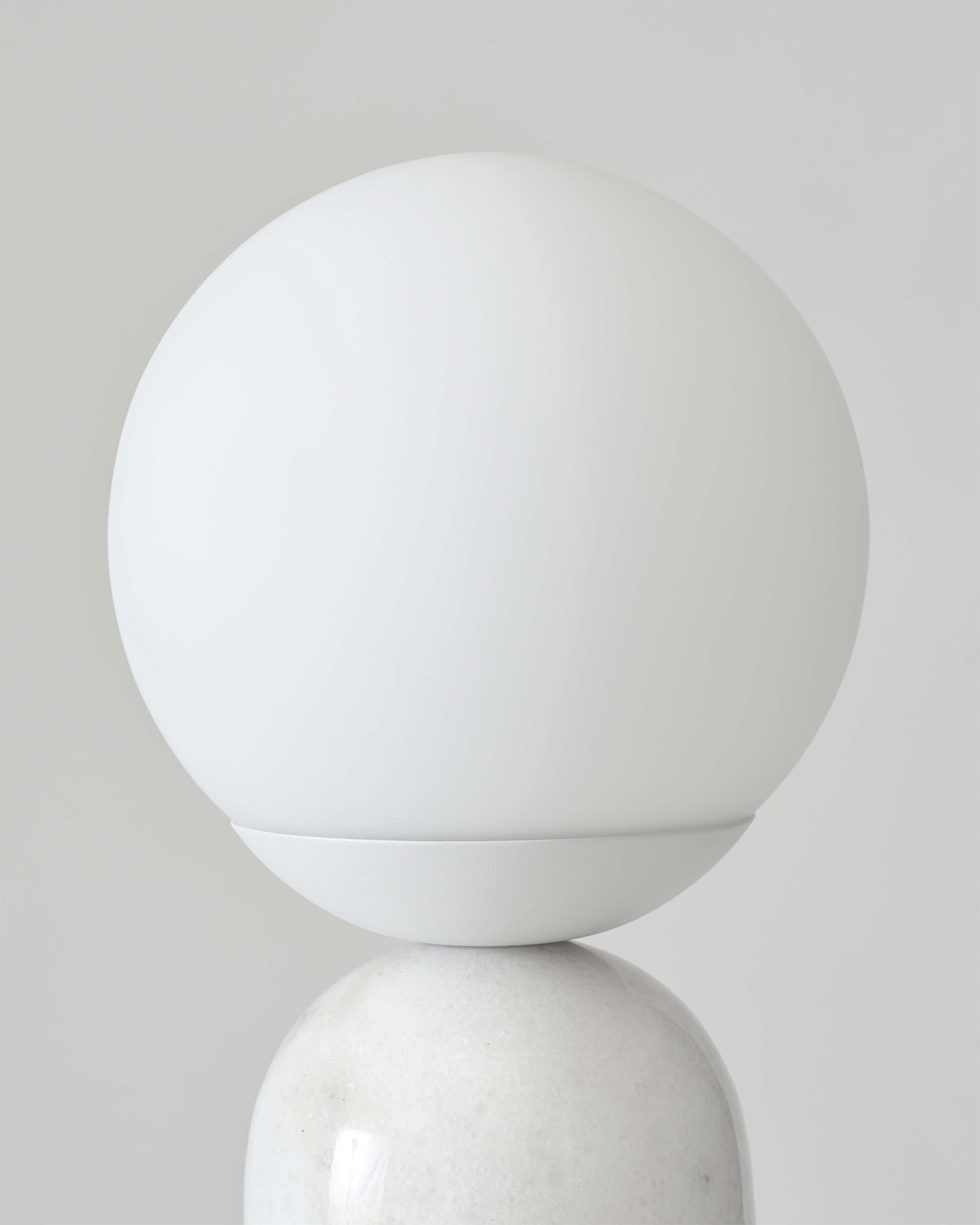 Milo Table Lamp | Modern Marble Globe, Mid-Century Style