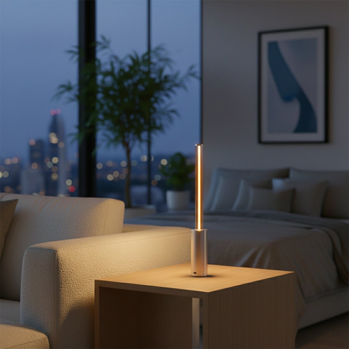 Cilo Tafellamp | Draadloos, Touch Dimbaar met USB-C