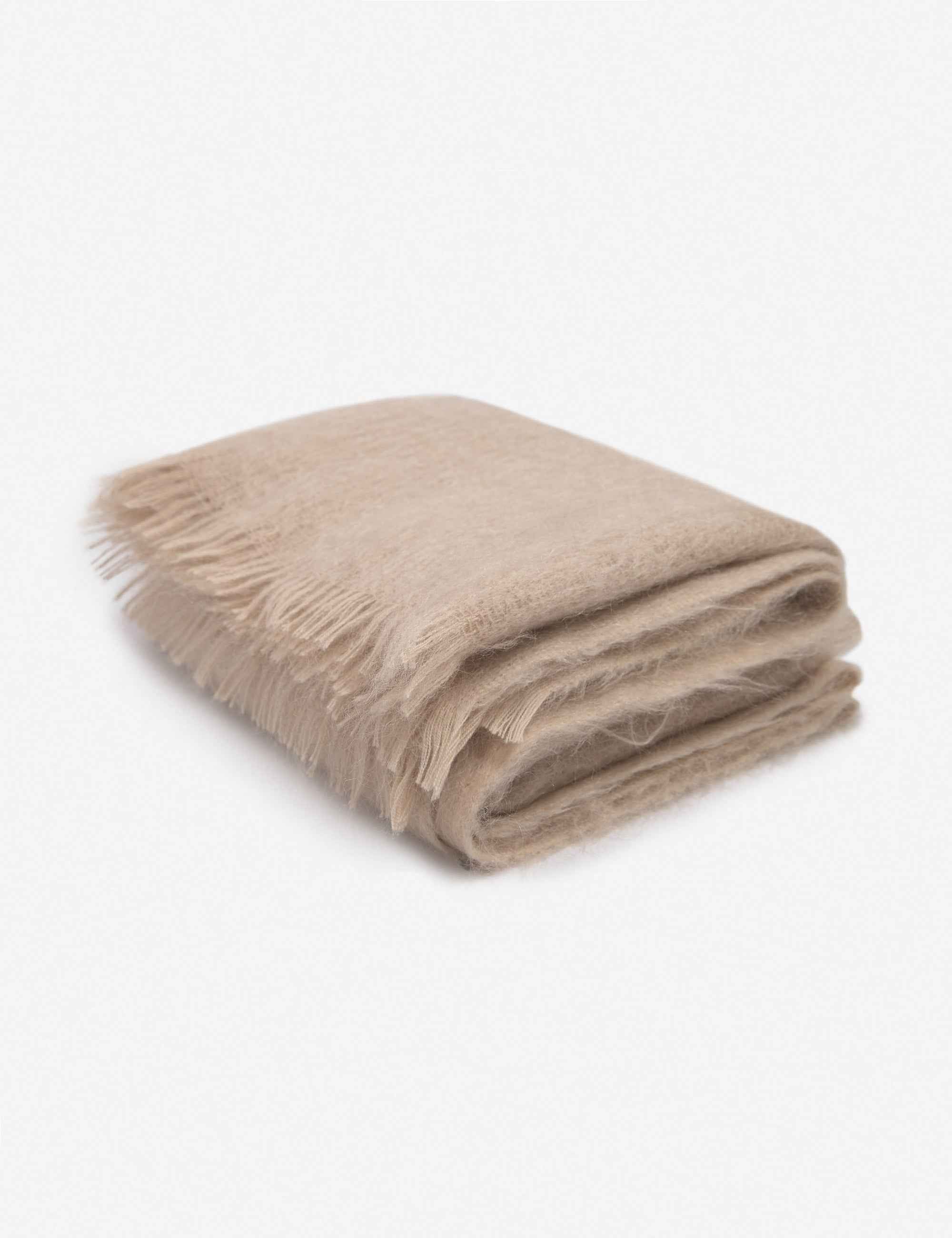 Aimee Luxe Mohair Throw | Handcrafted in Yorkshire, Cozy Design