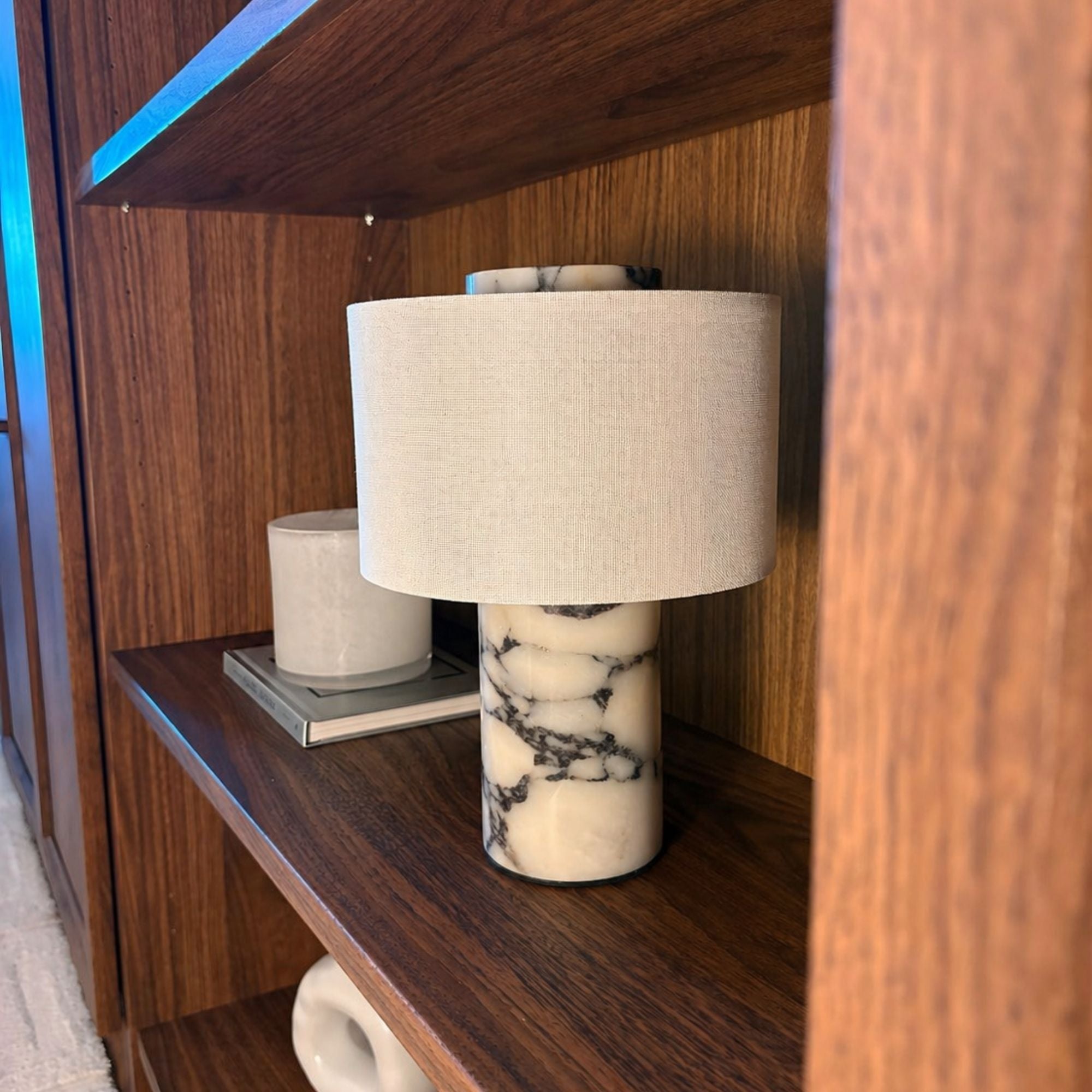 Bello Portable Table Lamp | Marble Base, Wireless & Rechargeable