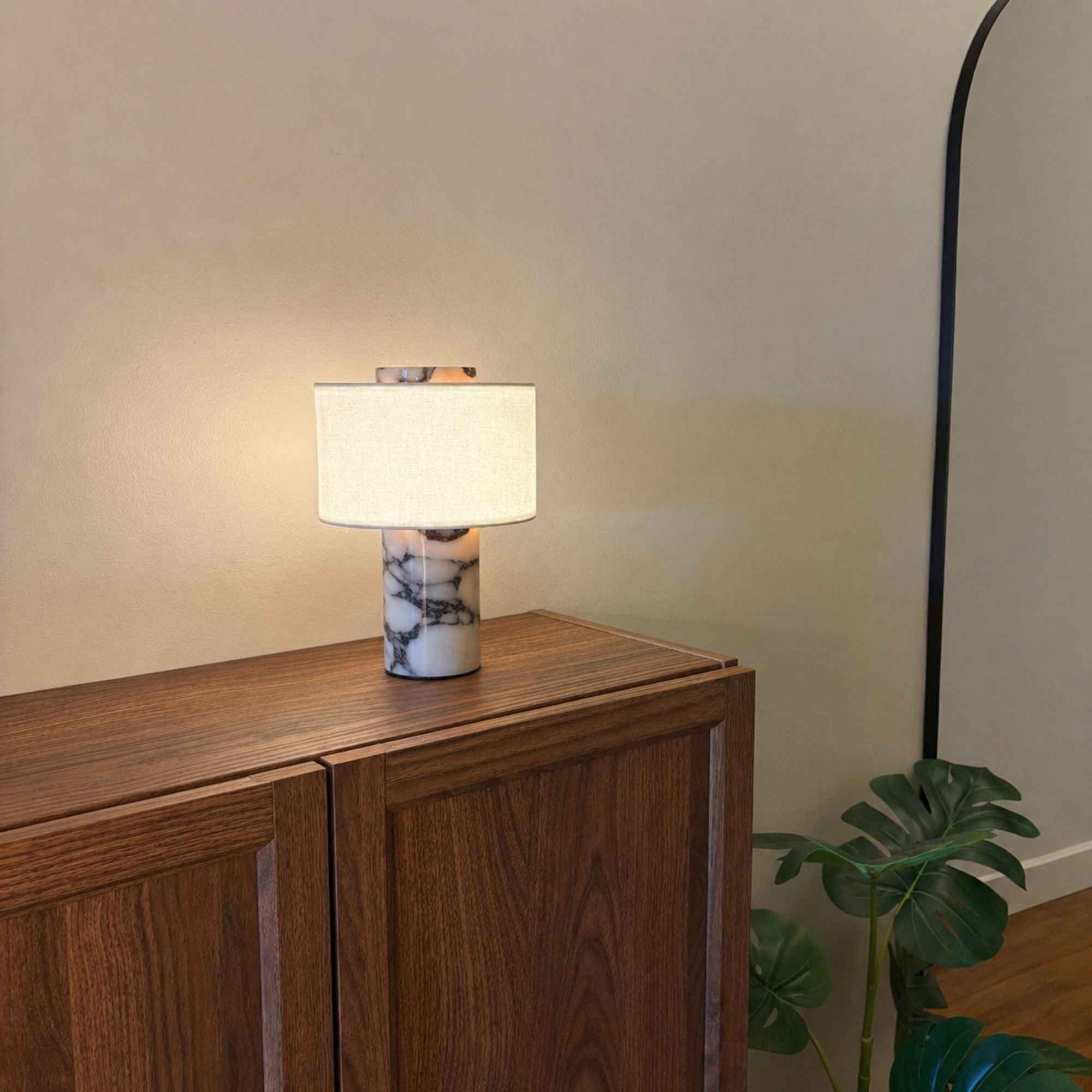 Bello Portable Table Lamp | Marble Base, Wireless & Rechargeable