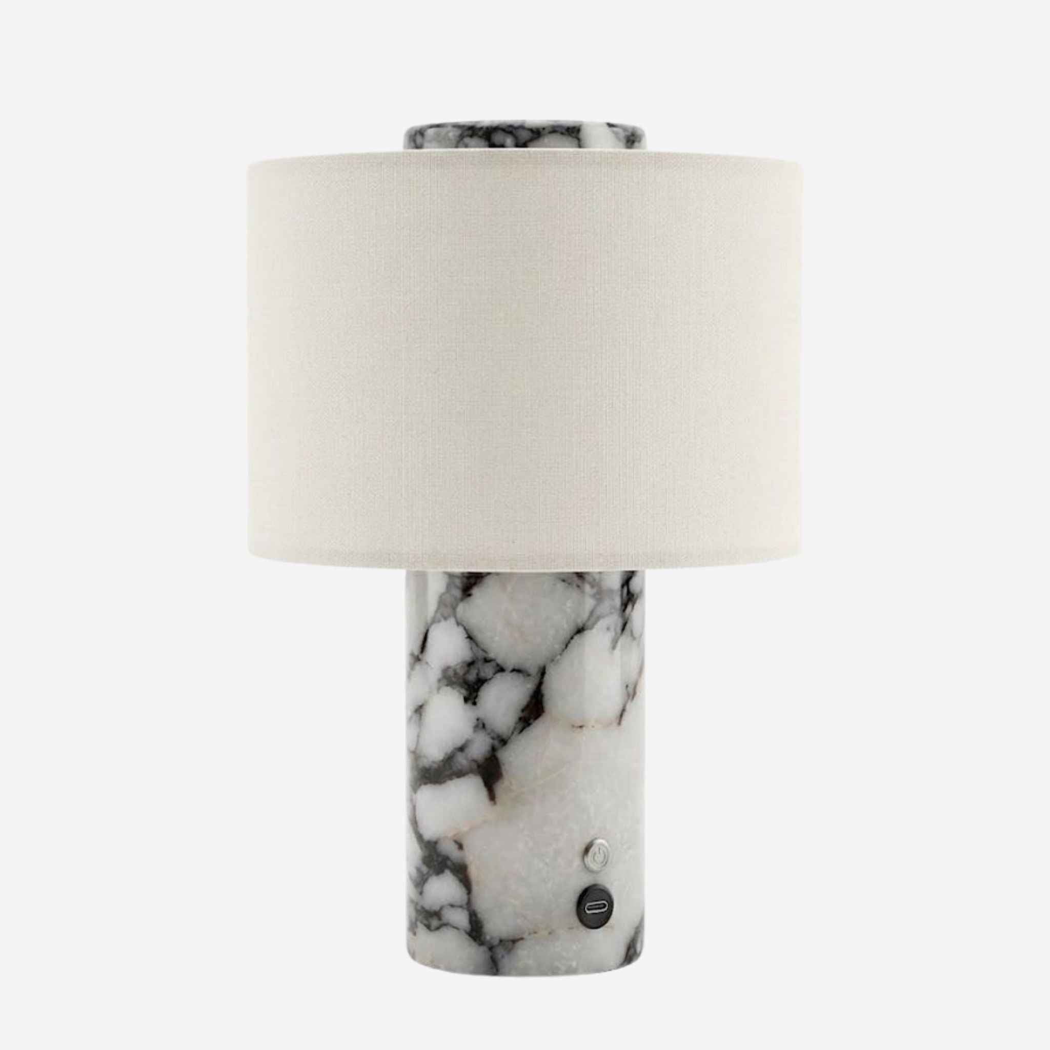 Bello Portable Table Lamp | Marble Base, Wireless & Rechargeable