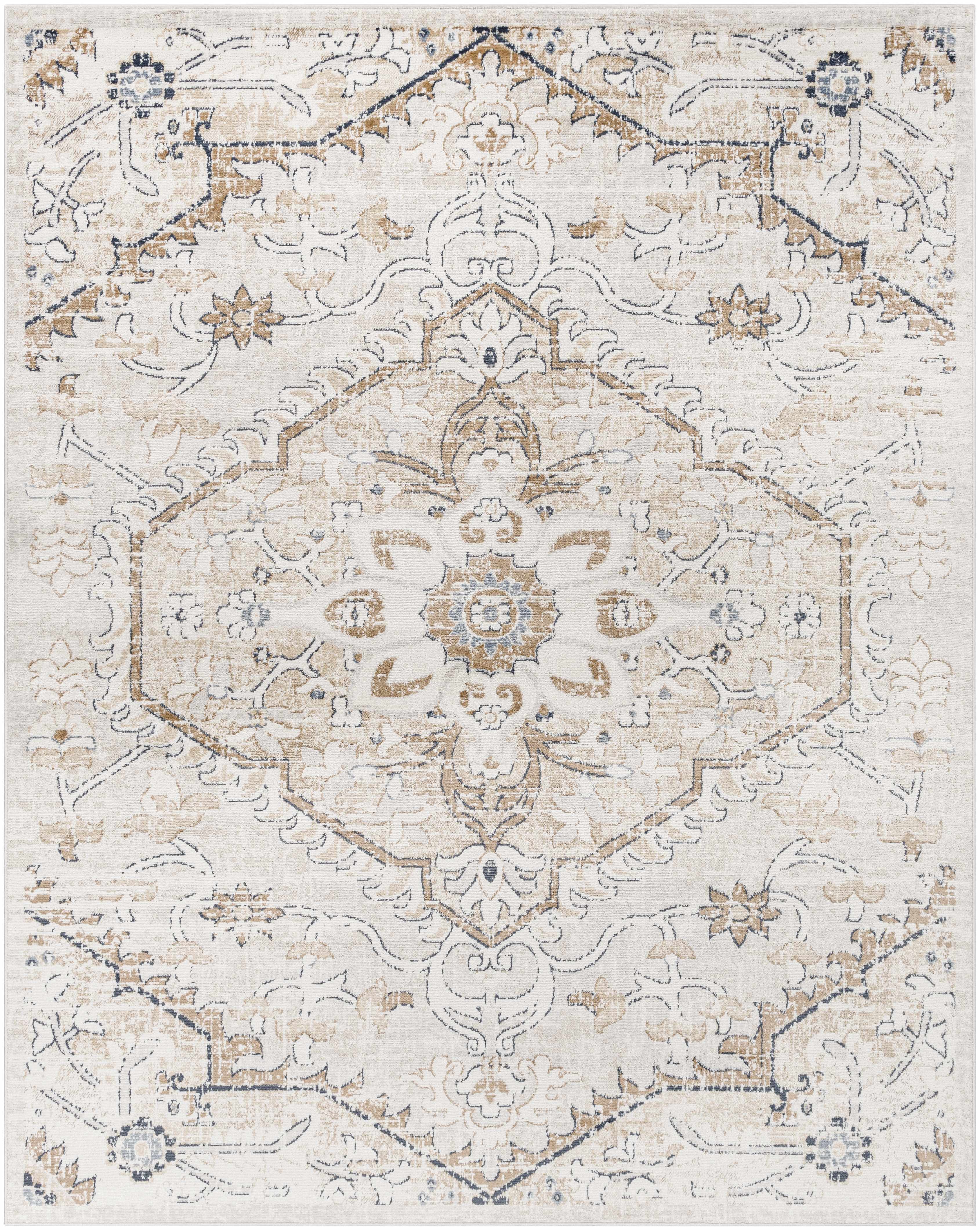 Mara Area Rug  Traditional Machine-Woven  100% Polypropylene