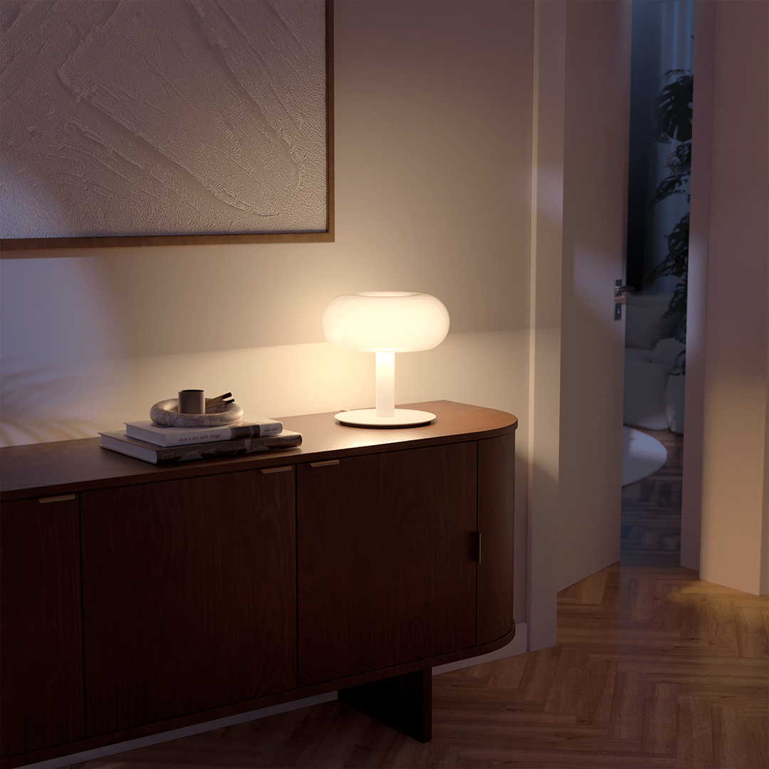 Lumo LED Table Lamp | Dimmable Touch, Retro Mushroom Design