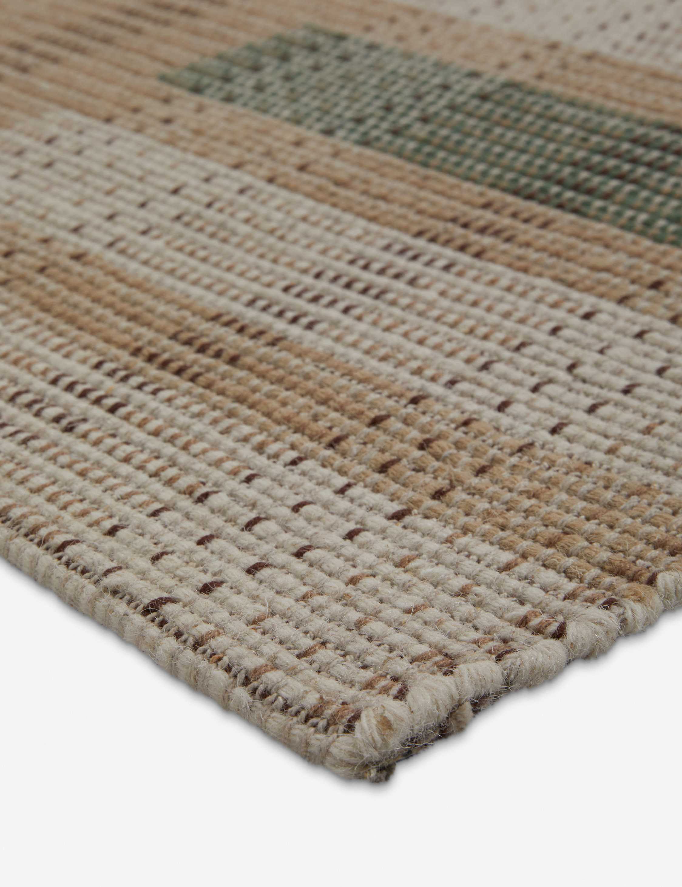 Sora Handwoven Rug | Wool-Blend, Geometric Motif