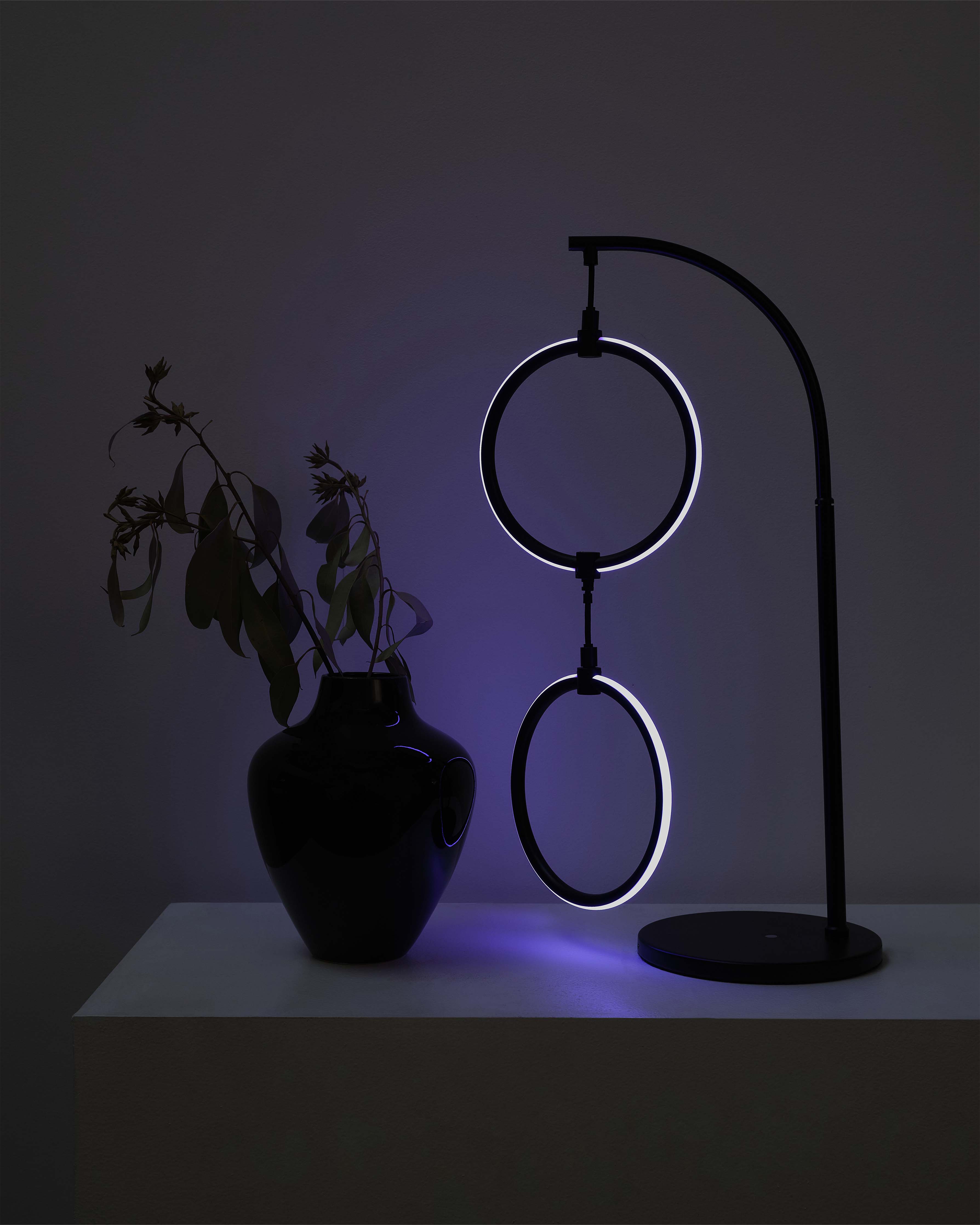 Navi RGB Table Lamp | Color-Changing, Matte Black Finish
