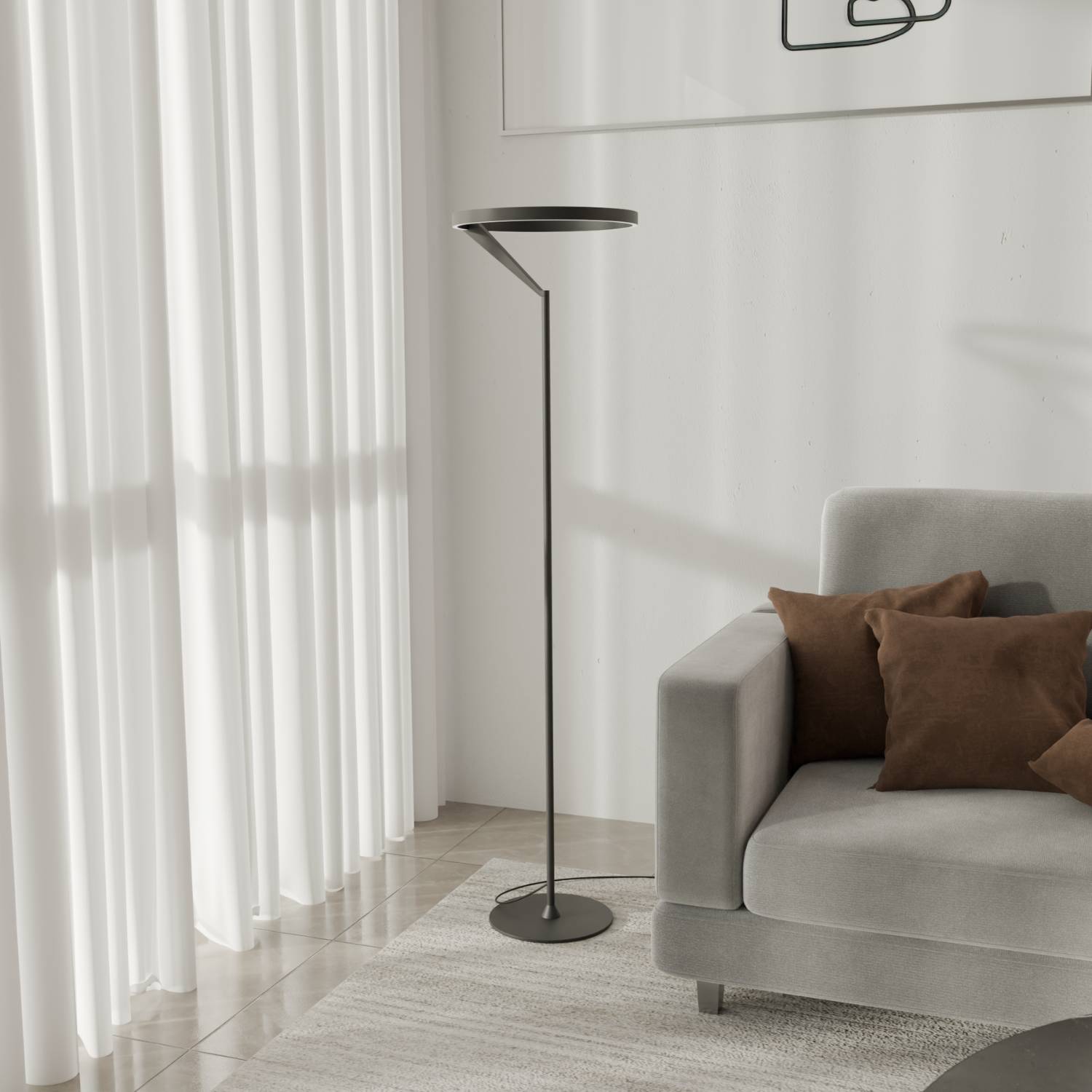 Navi Floor Lamp | Dimmable, Adjustable Color Temperature