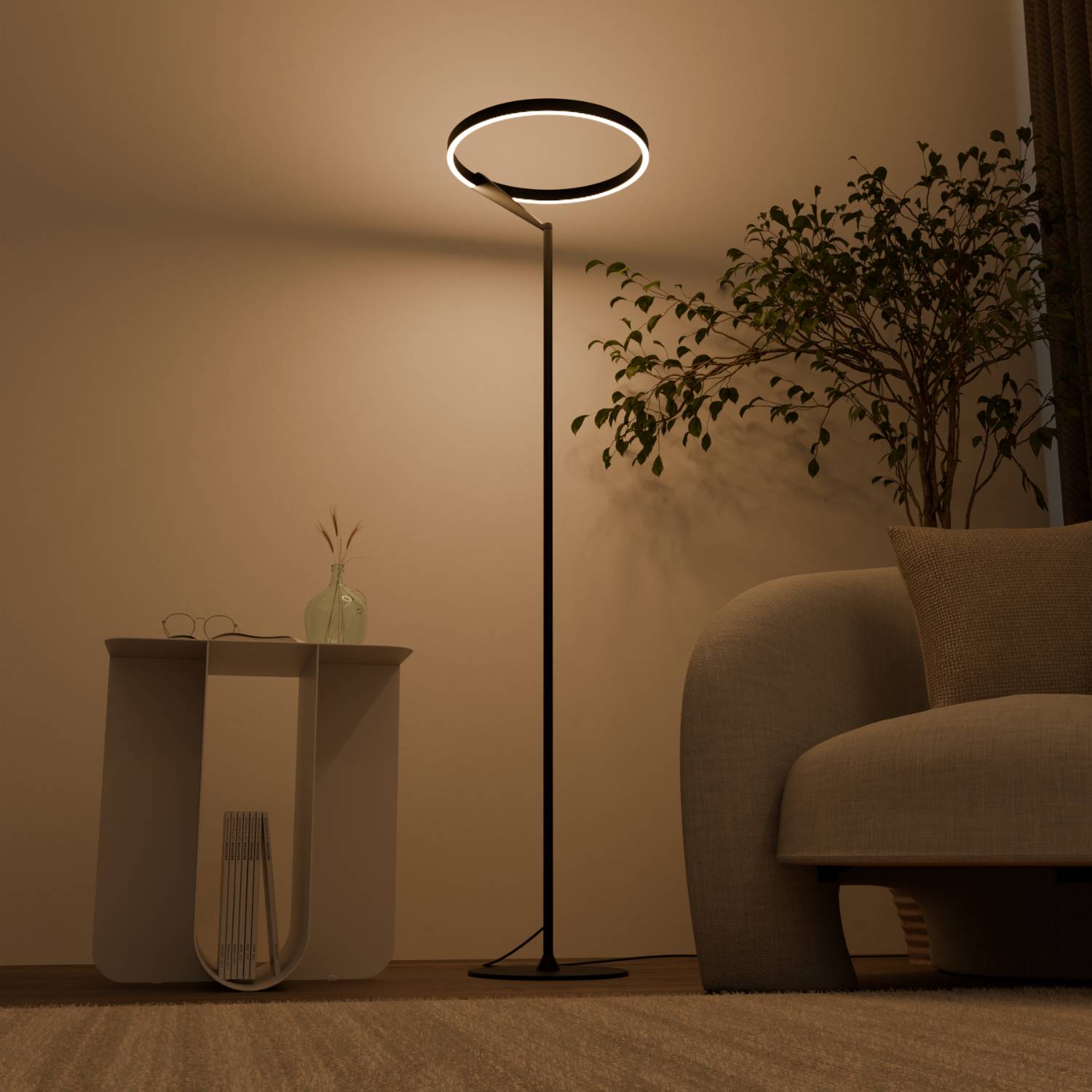 Navi Floor Lamp | Dimmable, Adjustable Color Temperature