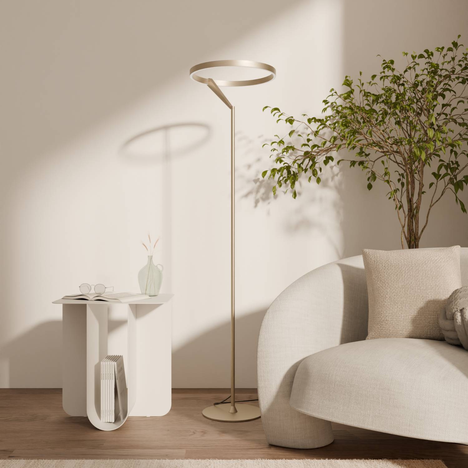 Navi Floor Lamp | Dimmable, Adjustable Color Temperature