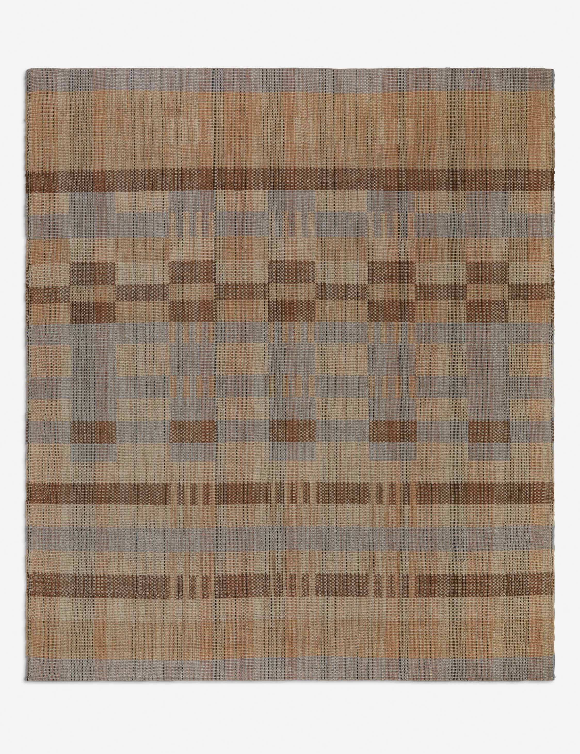Sora Handwoven Rug | Wool-Blend, Geometric Motif