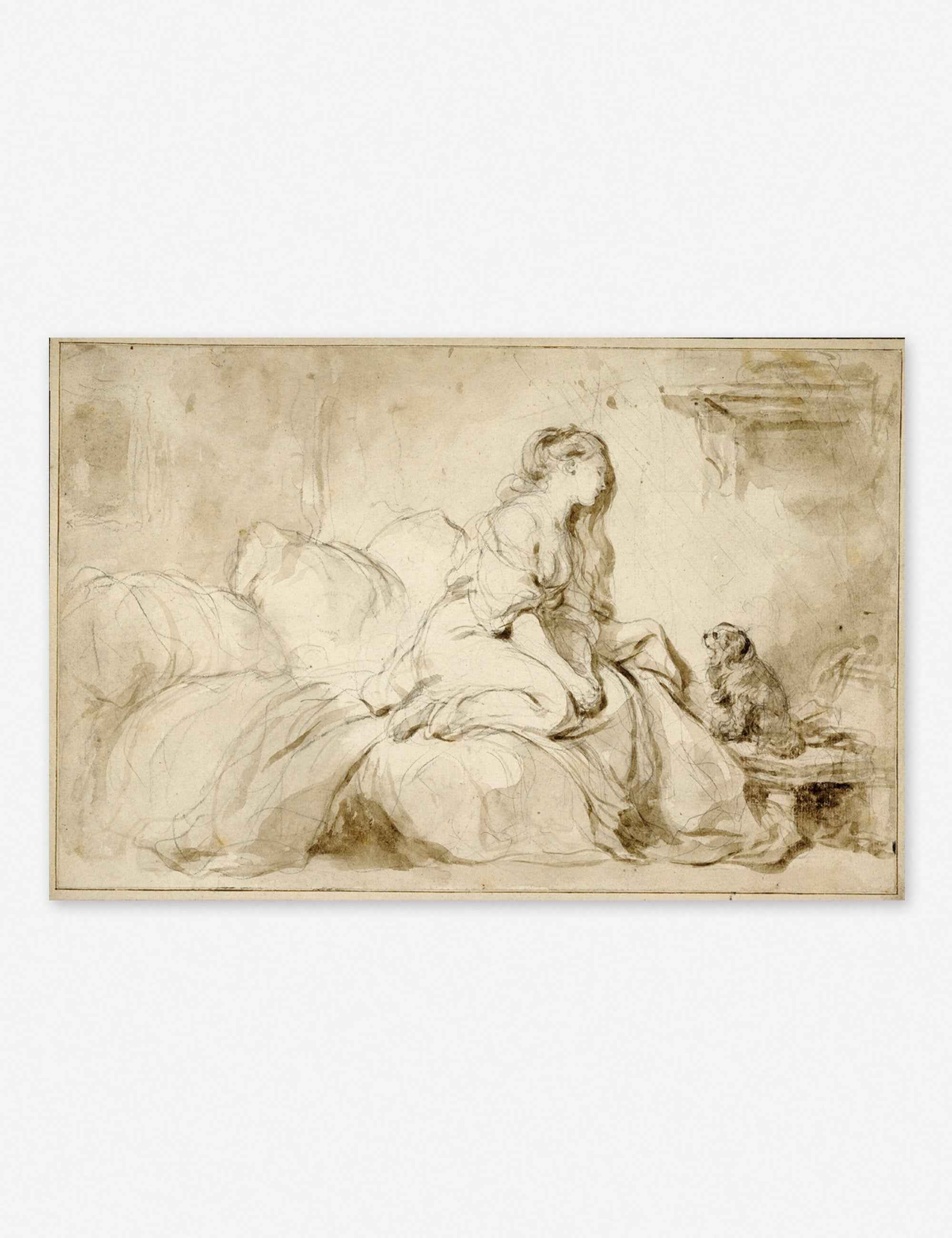 Oh! IF Only He Were as Faithful to Me Wall Art by Jean-Honoré Fragonard, Original Work held by the J. Paul Getty Museum