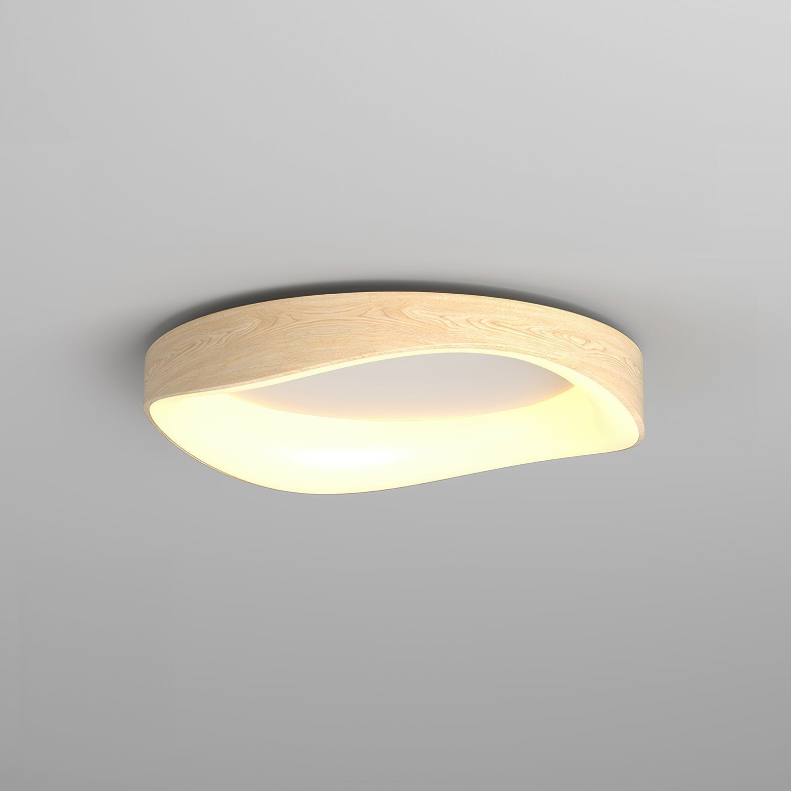 Boreal Ceiling Light | Scandinavian Wood Grain, Energy-Efficient LED