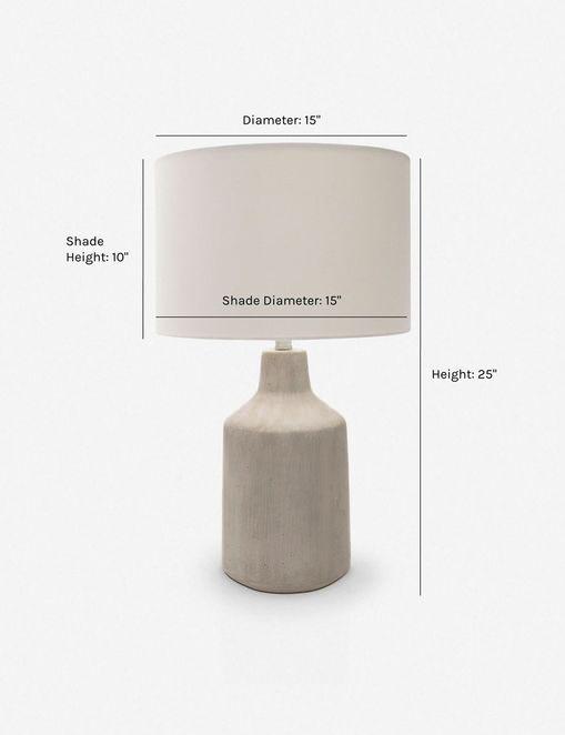 Oriana Table Lamp | Modern Design, Soft White Hue