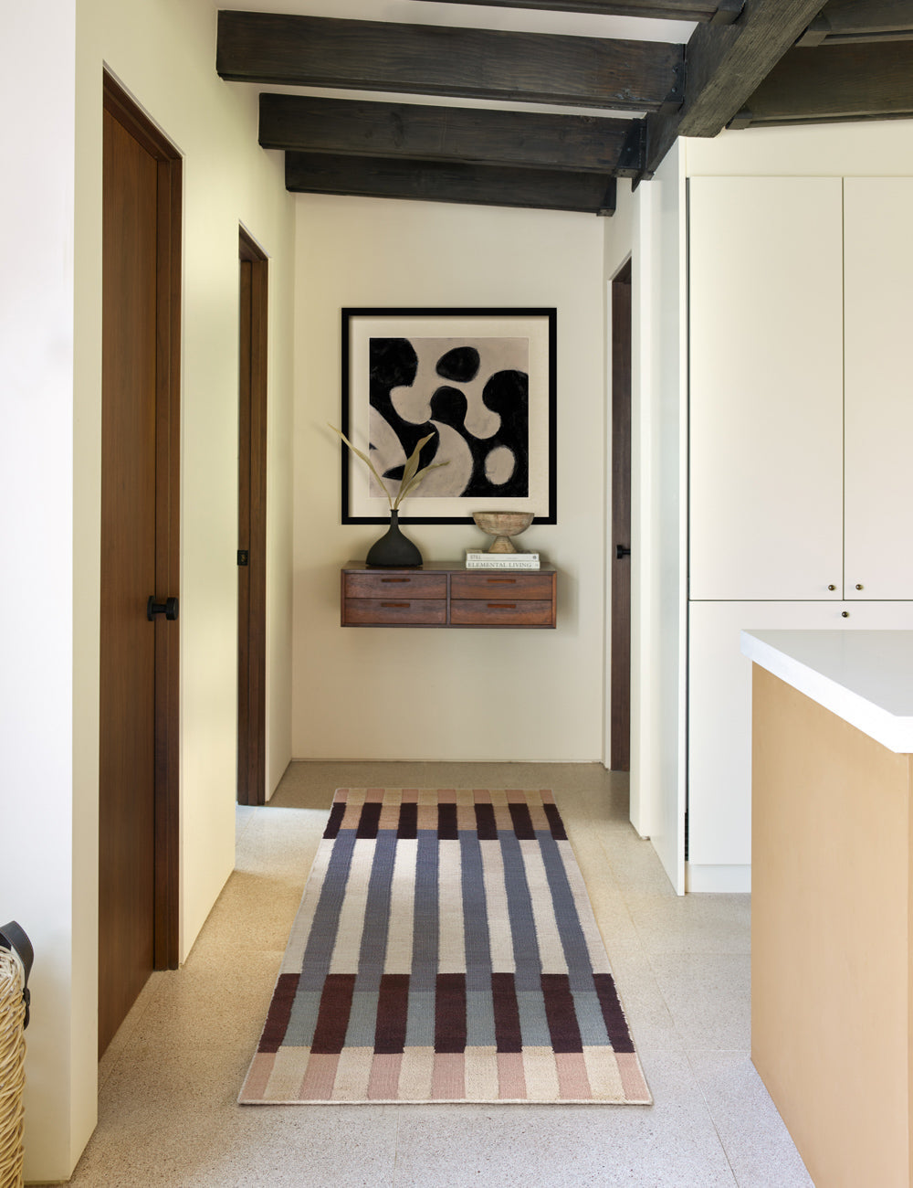 Bello Hand-Knotted Wool Rug | Geometric Design, High-Low Texture