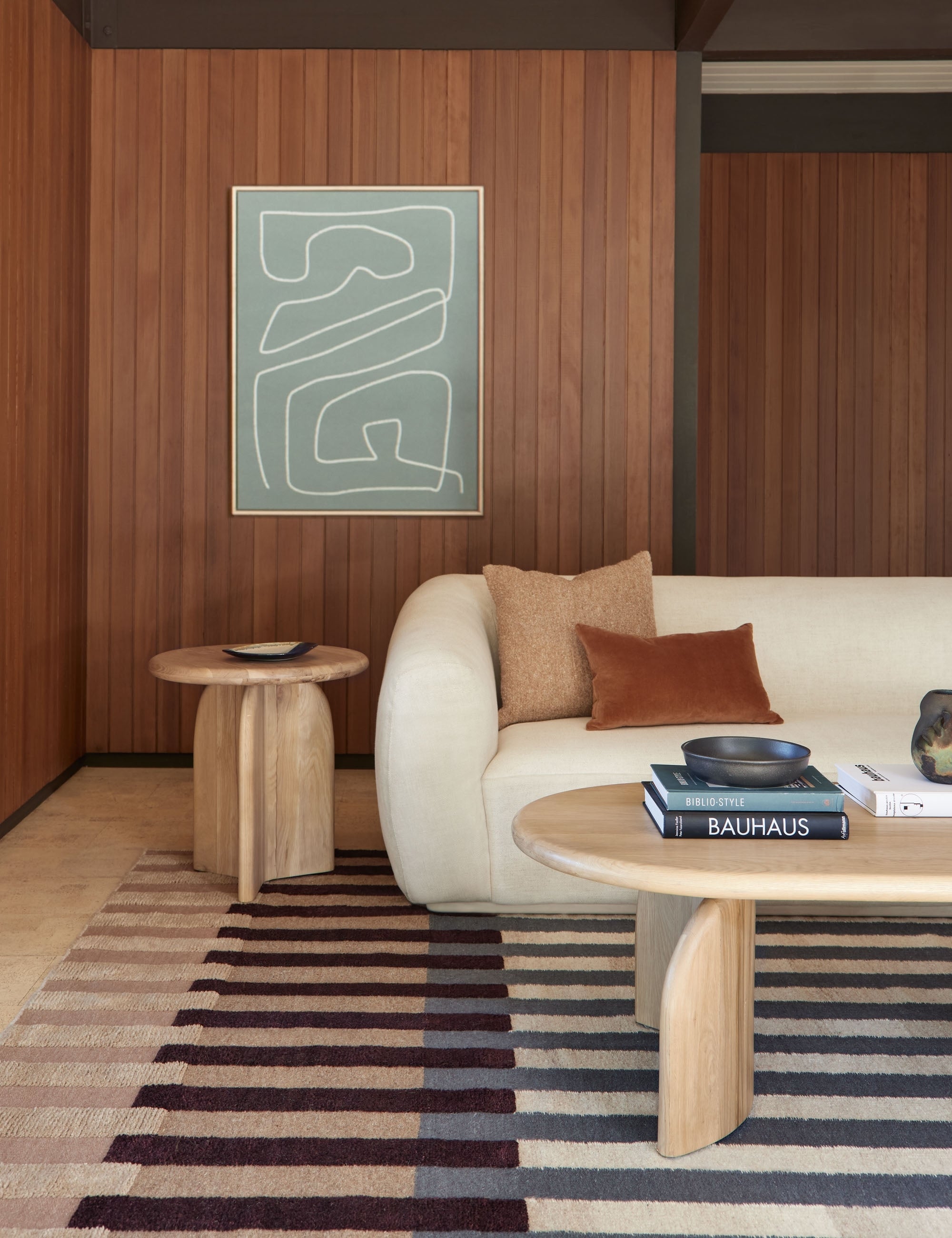 Bello Hand-Knotted Wool Rug | Geometric Design, High-Low Texture