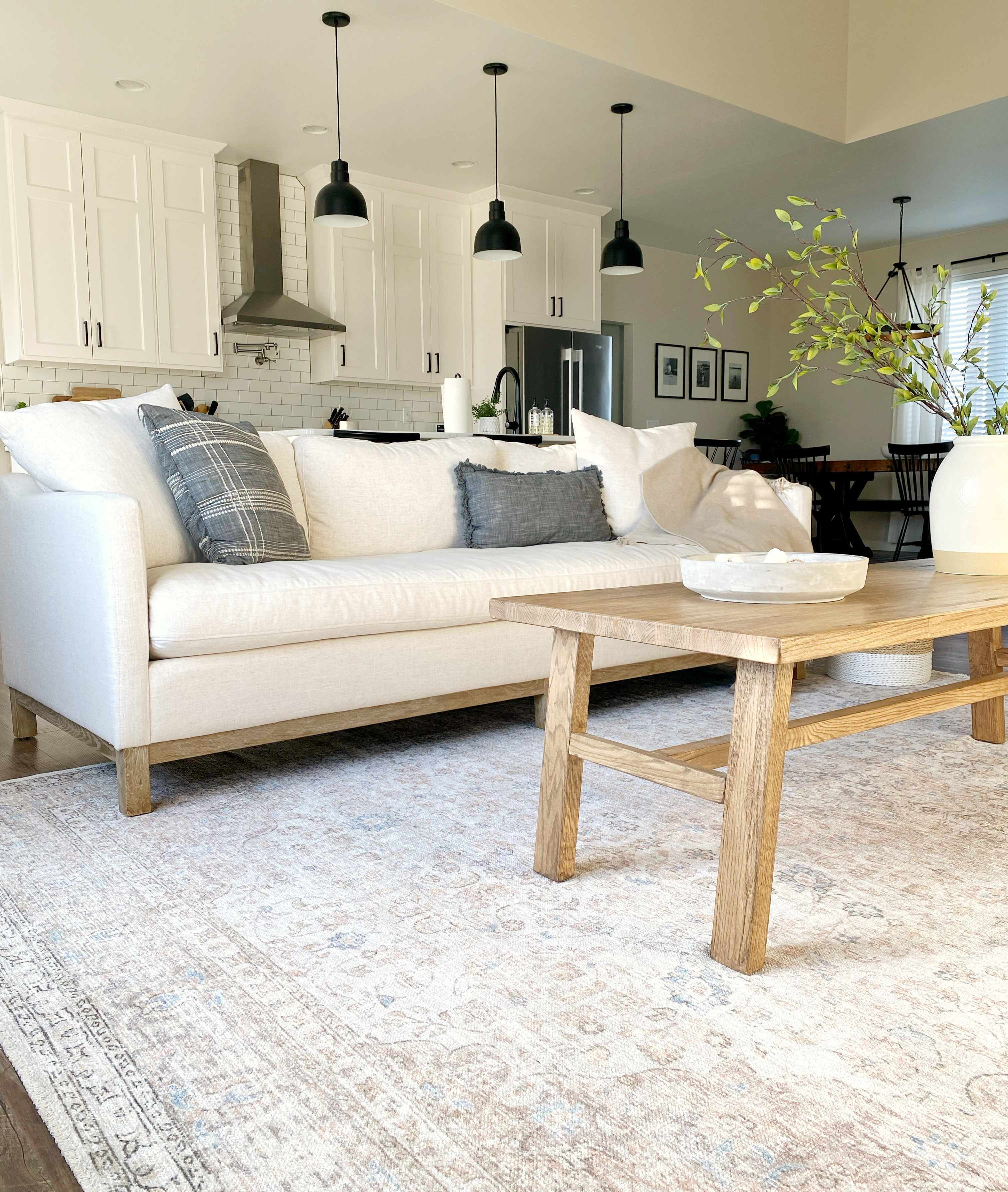 Bela Washable Area Rug  Durable Polyester, Stain-Resistant