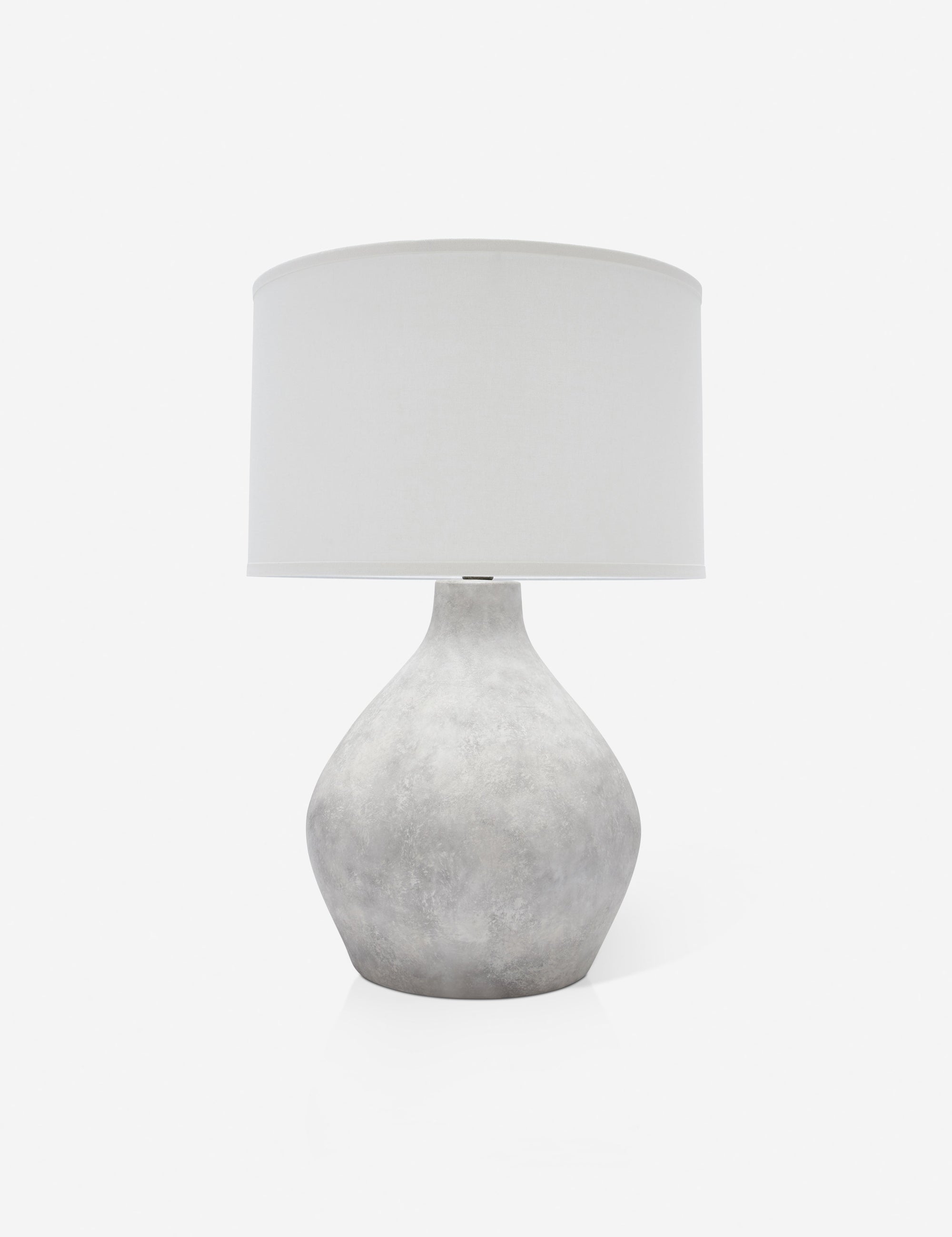 Luma Table Lamp | Organic Pebble Design, Curved Base